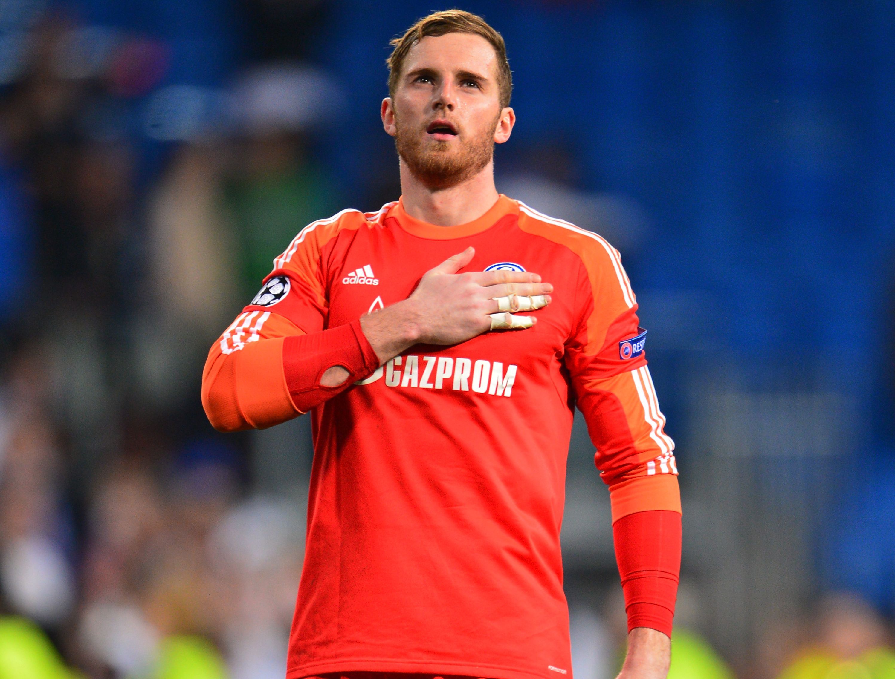 Schalke goalkeeper Ralf Fahrmann