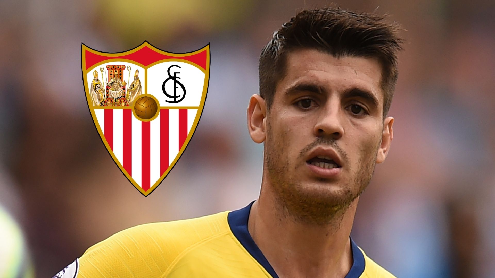 Alvaro Morata, Sevilla logo