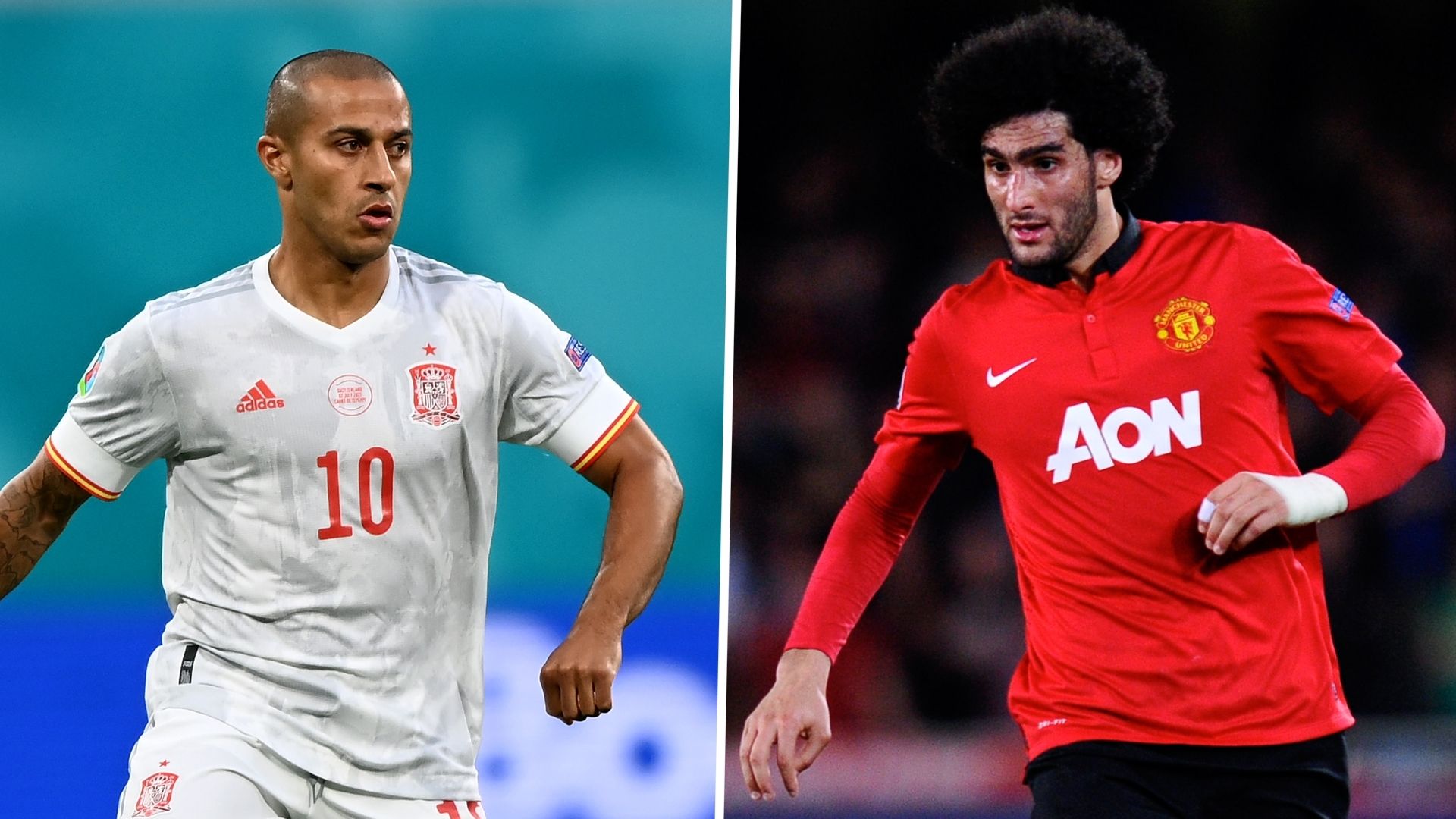Thiago Alcantara Marouane Fellaini