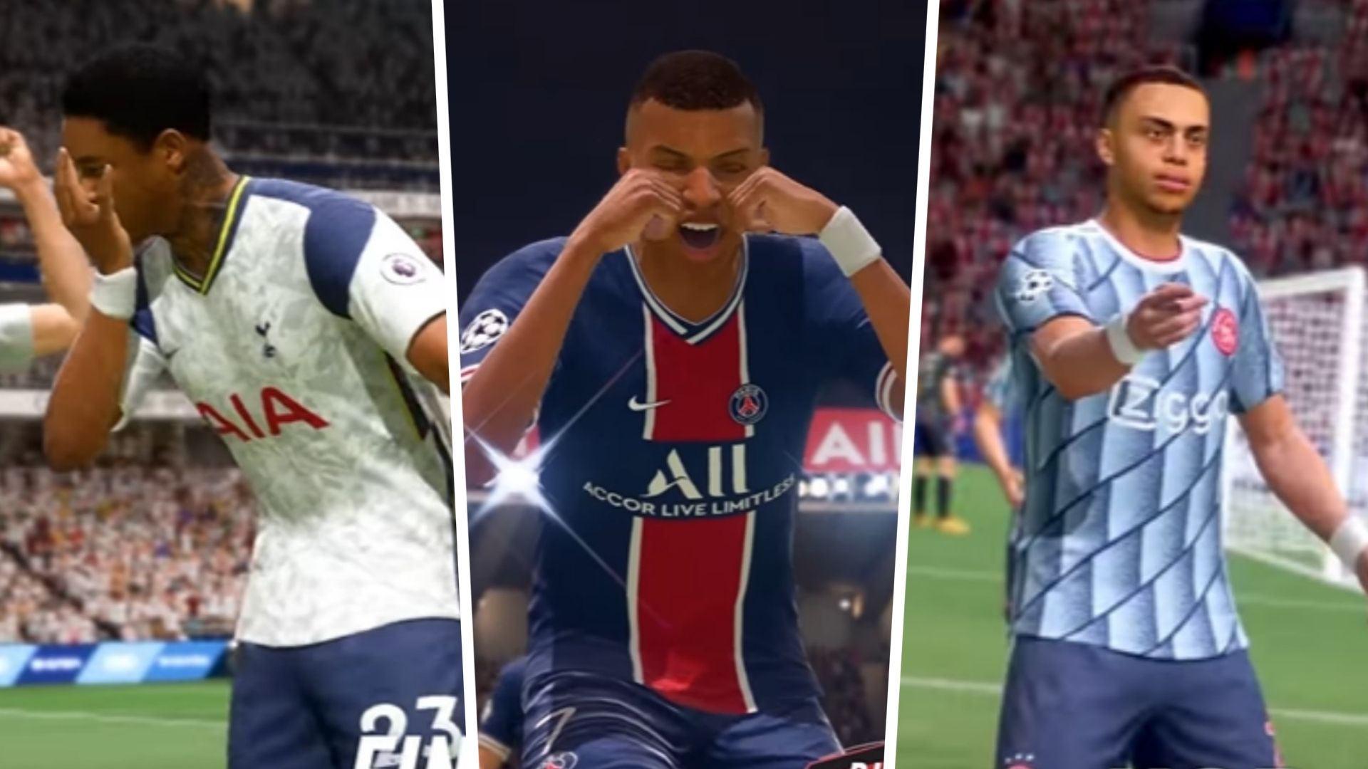 FIFA 21 nuevos festejos