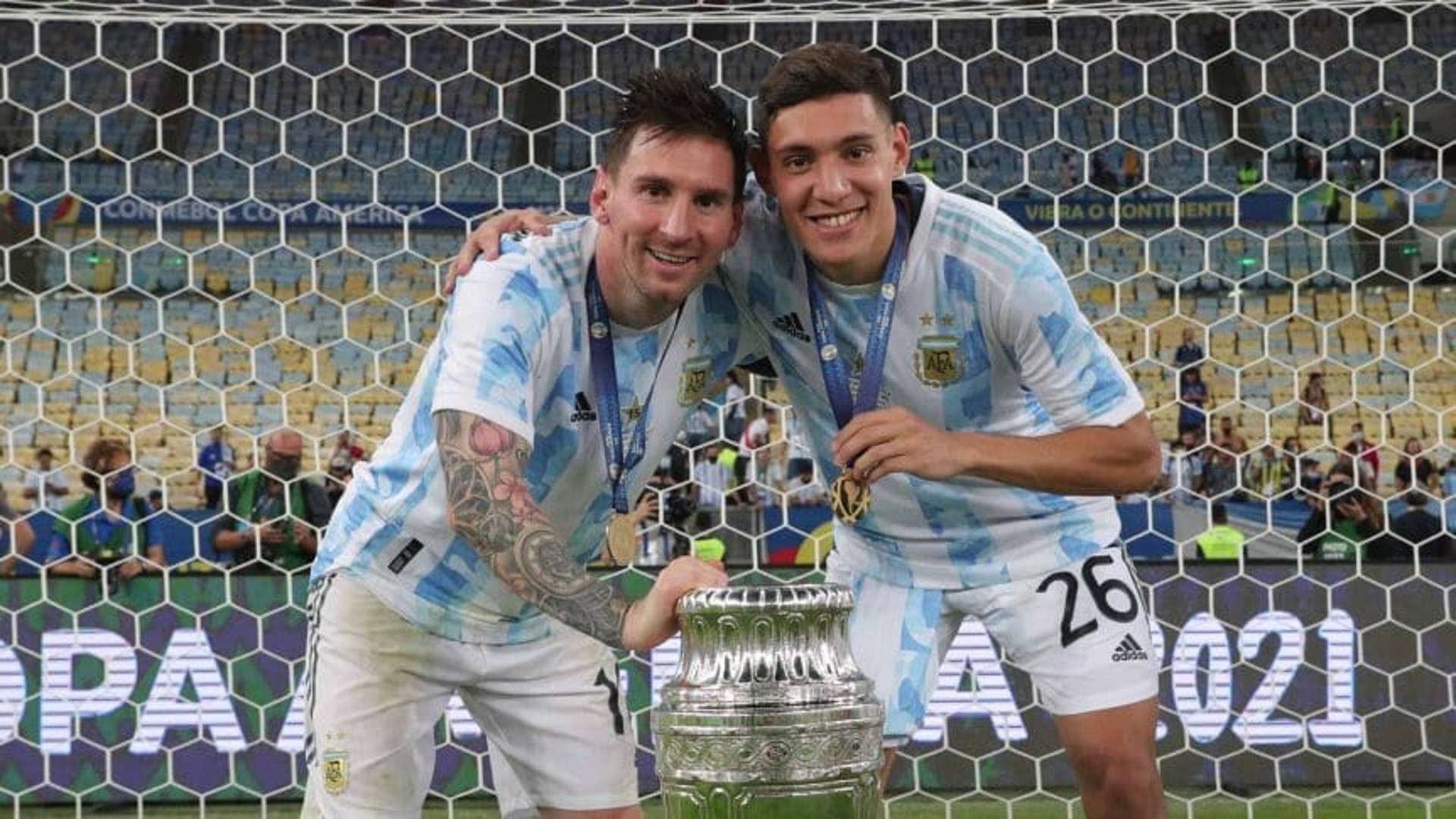 Nahuel Molina Lucero Messi Argentina Copa America 2021
