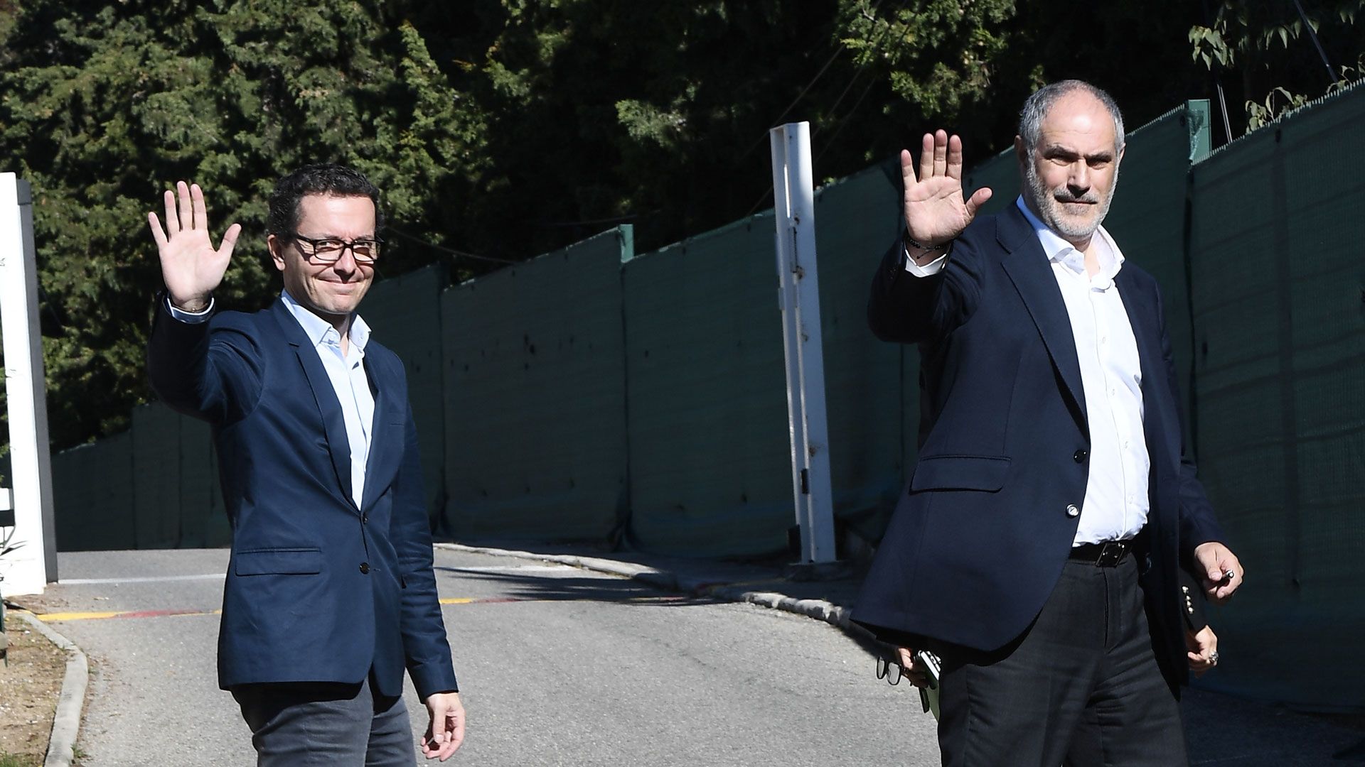 Jacques-Henry Eyraud et Andoni Zubizarreta