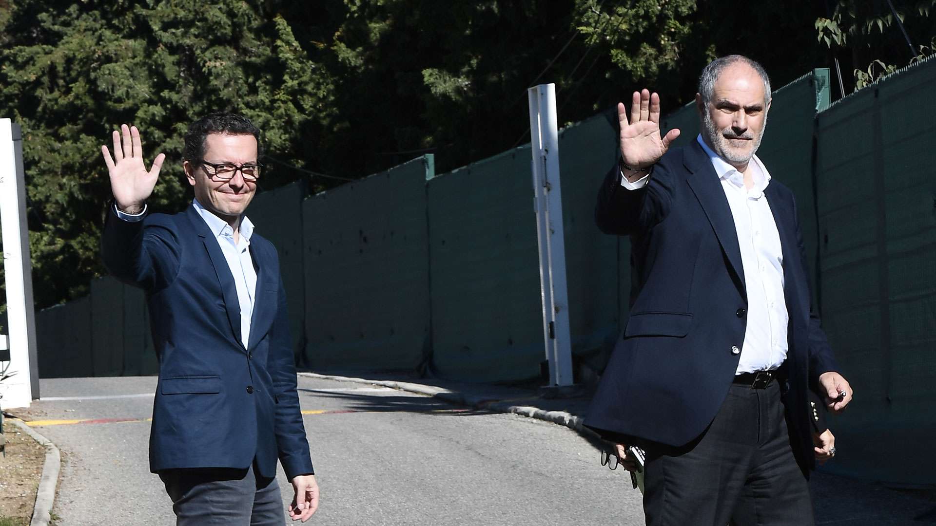 Jacques-Henry Eyraud et Andoni Zubizarreta
