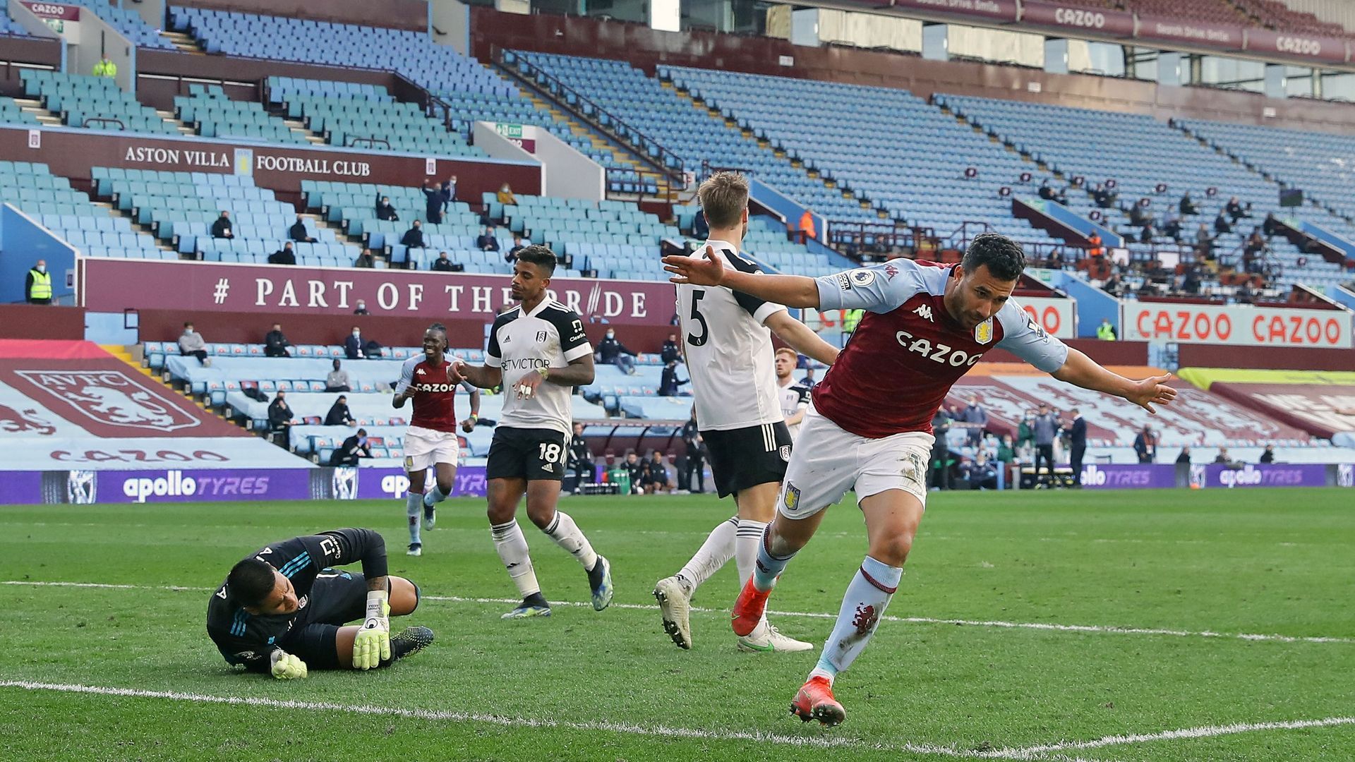 Trezeguet Aston Villa vs Fulham 04.04.2021
