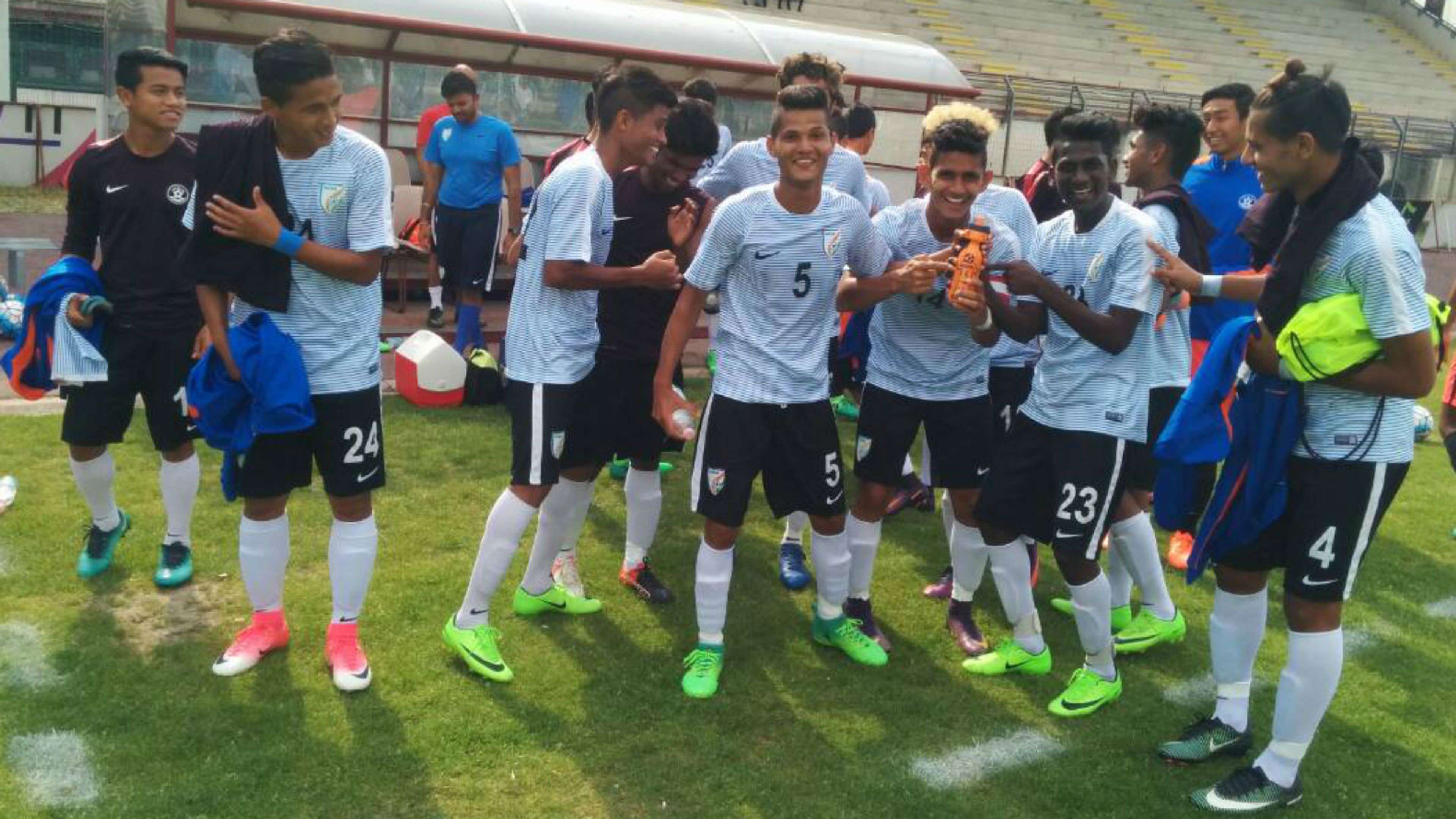 Indian U-17 World Cup Squad’s clash against Italy U-17 National Team.