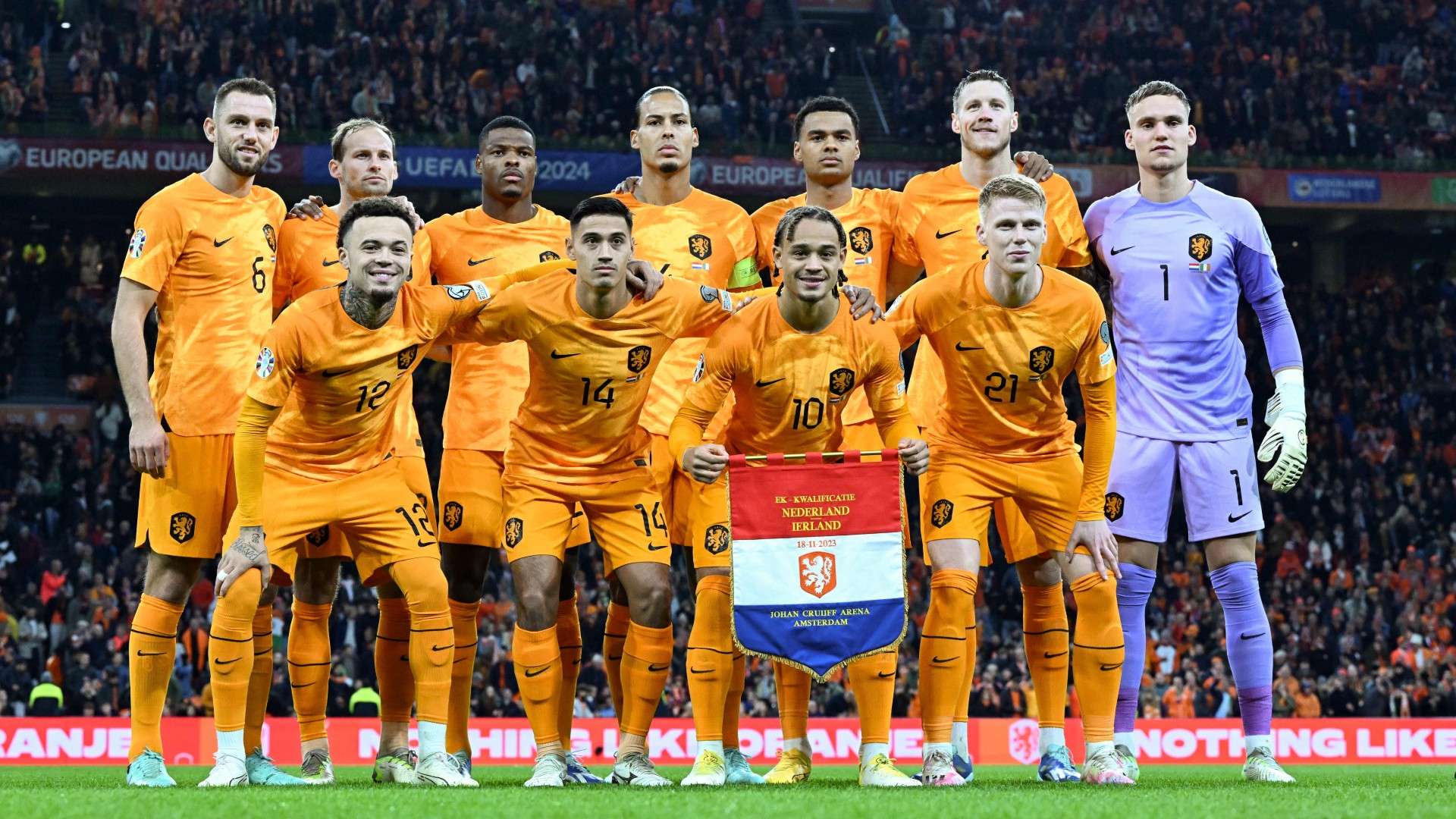 netherlands-team photo-20231118-EURO-2024-QUALIFIER-NED-IRE
