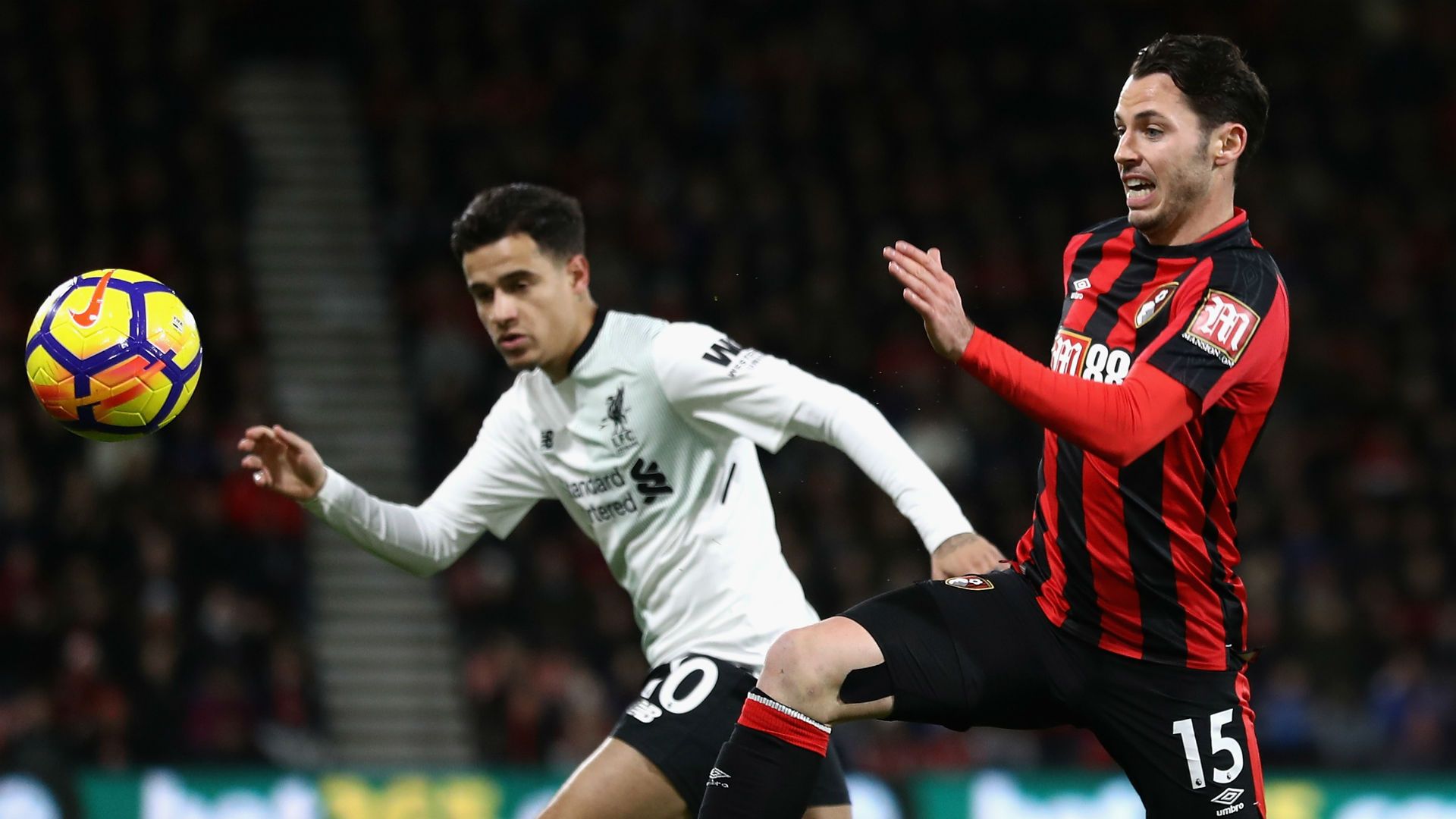 Philippe Coutinho Liverpool Adam Smith Bournemouth