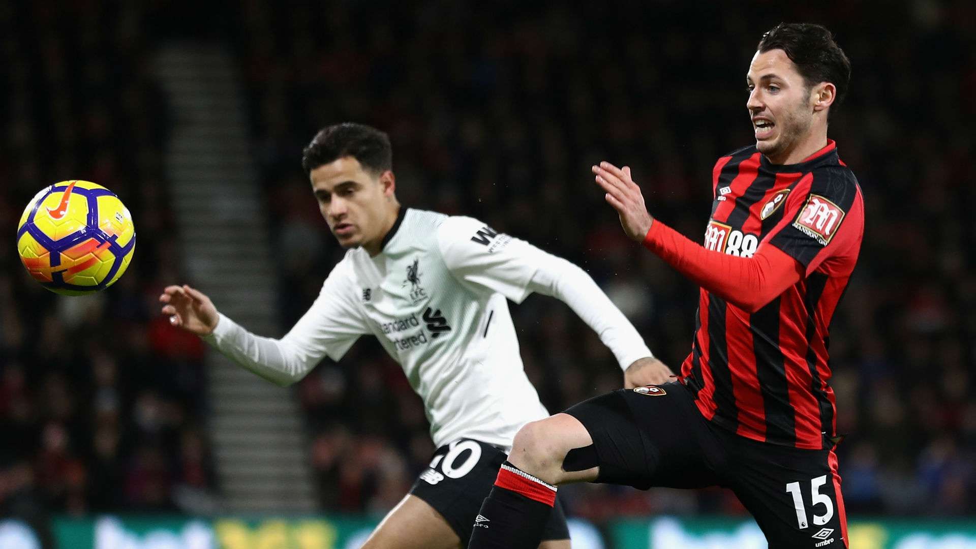 Philippe Coutinho Liverpool Adam Smith Bournemouth
