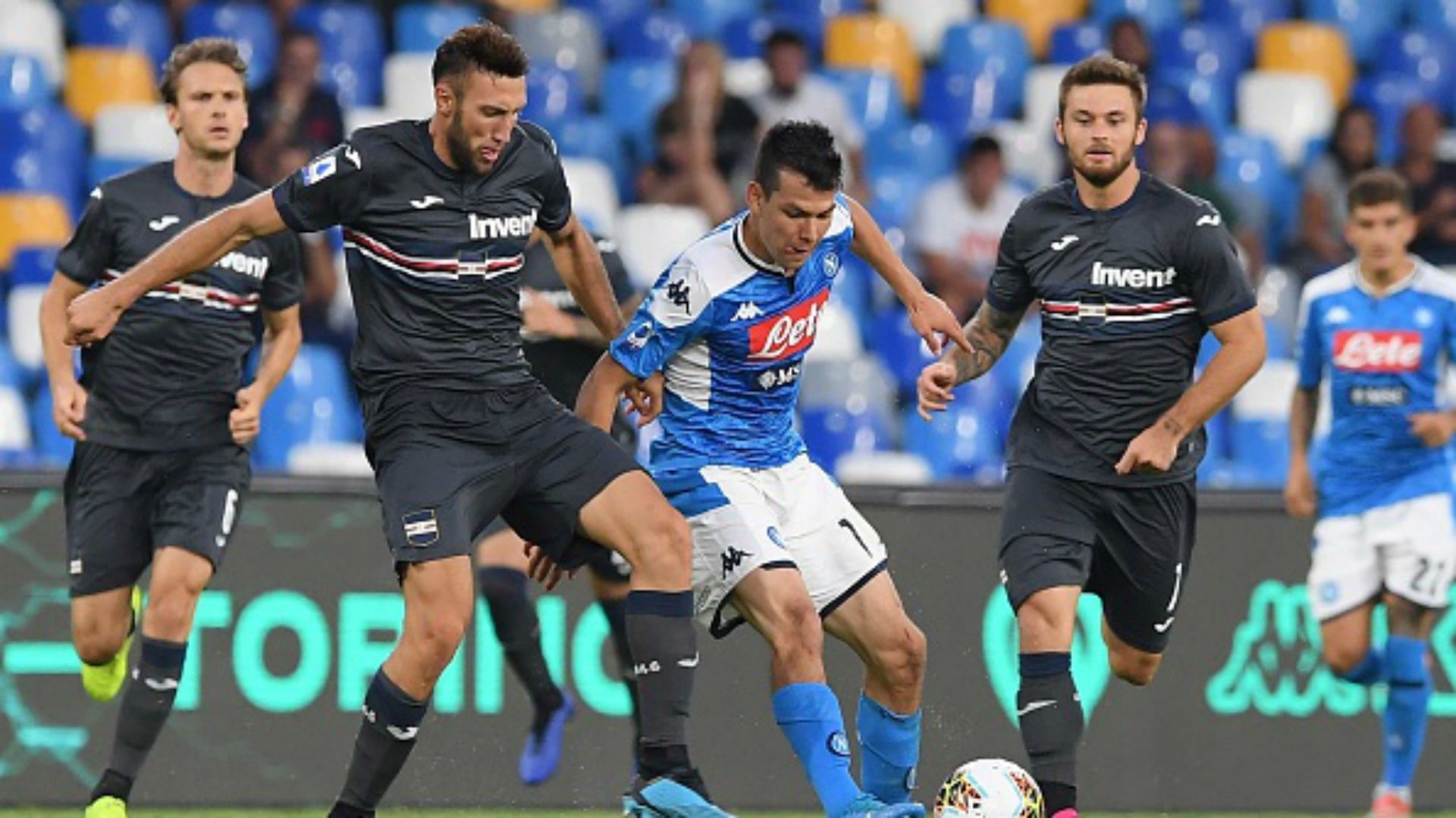 Lozano Napoli - Sampdoria