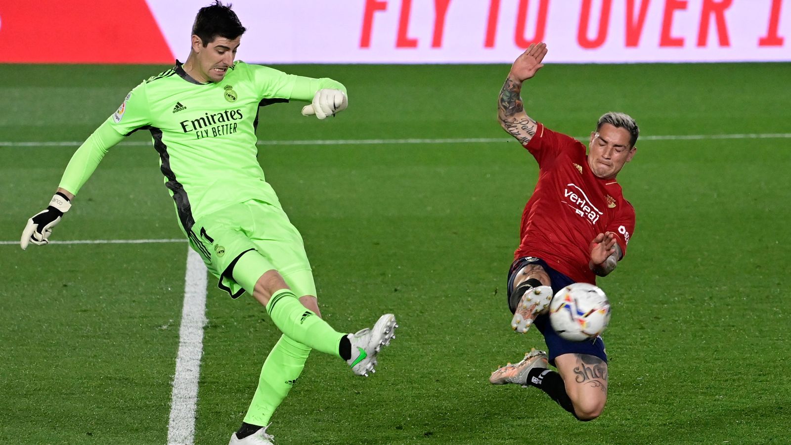 Courtois Real Madrid Osasuna LaLiga