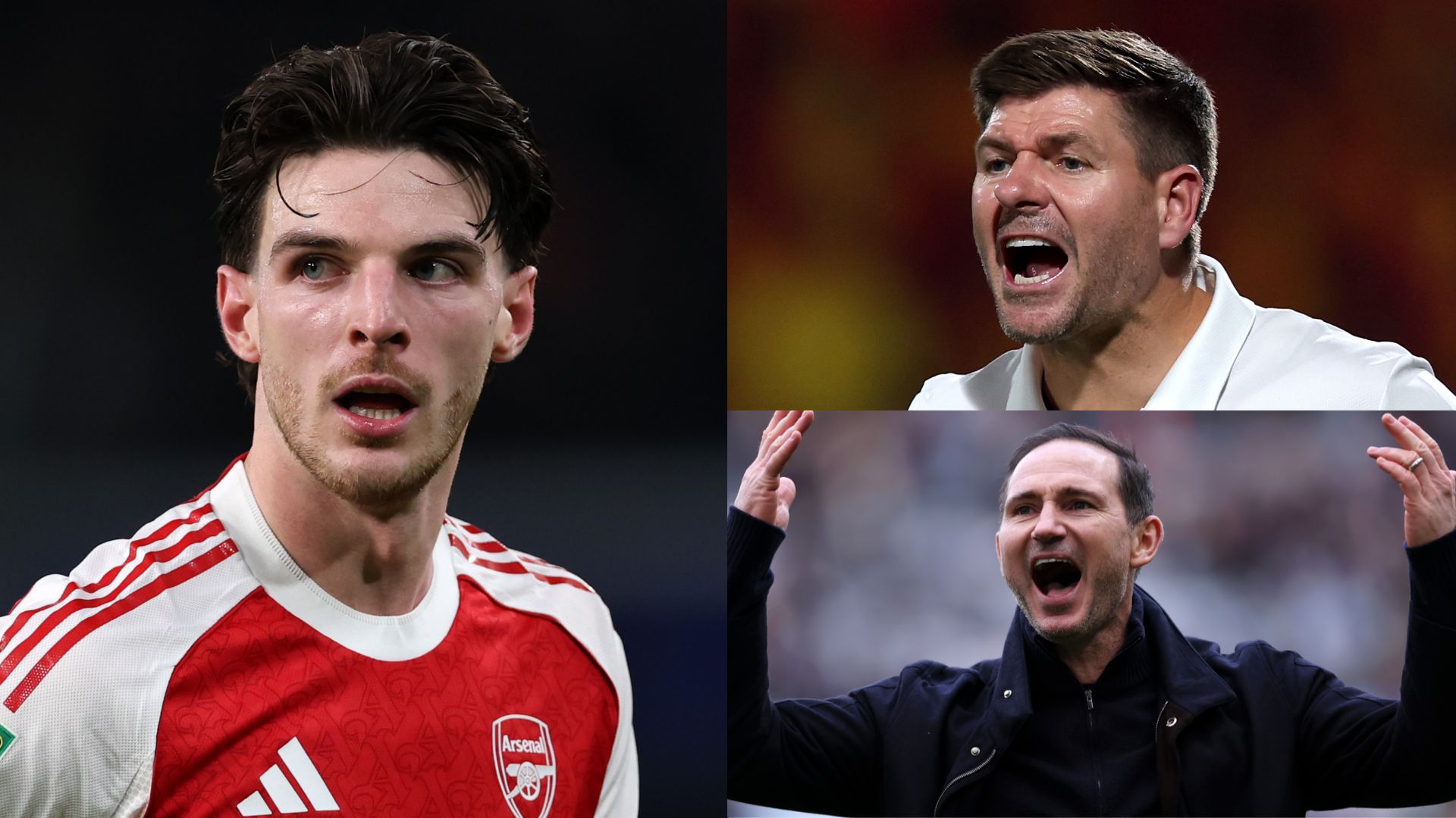 GFX Declan Rice Steven Gerrard Frank Lampard