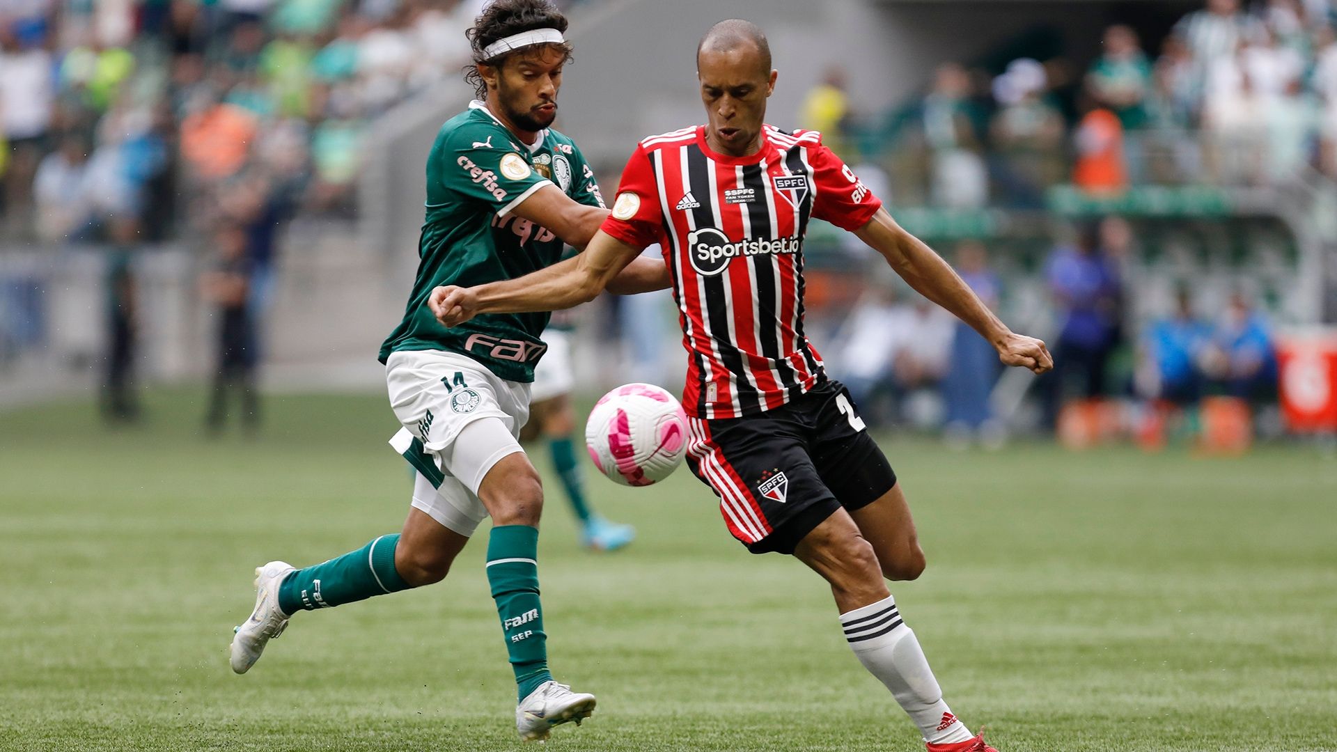 Gustavo Scarpa, Miranda, Palmeiras x São Paulo