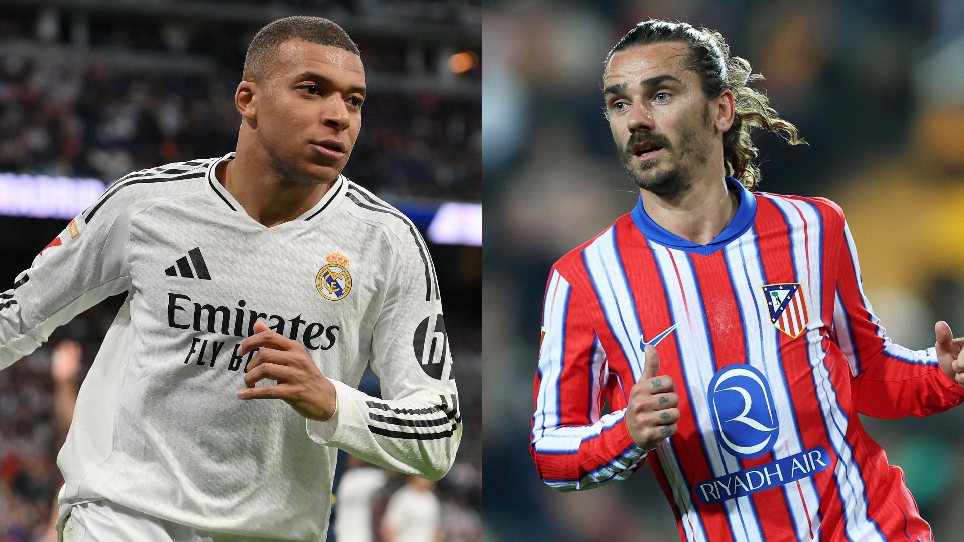 Kylian Mbappe Real Madrid Antoine Griezmann Atletico de Madrid