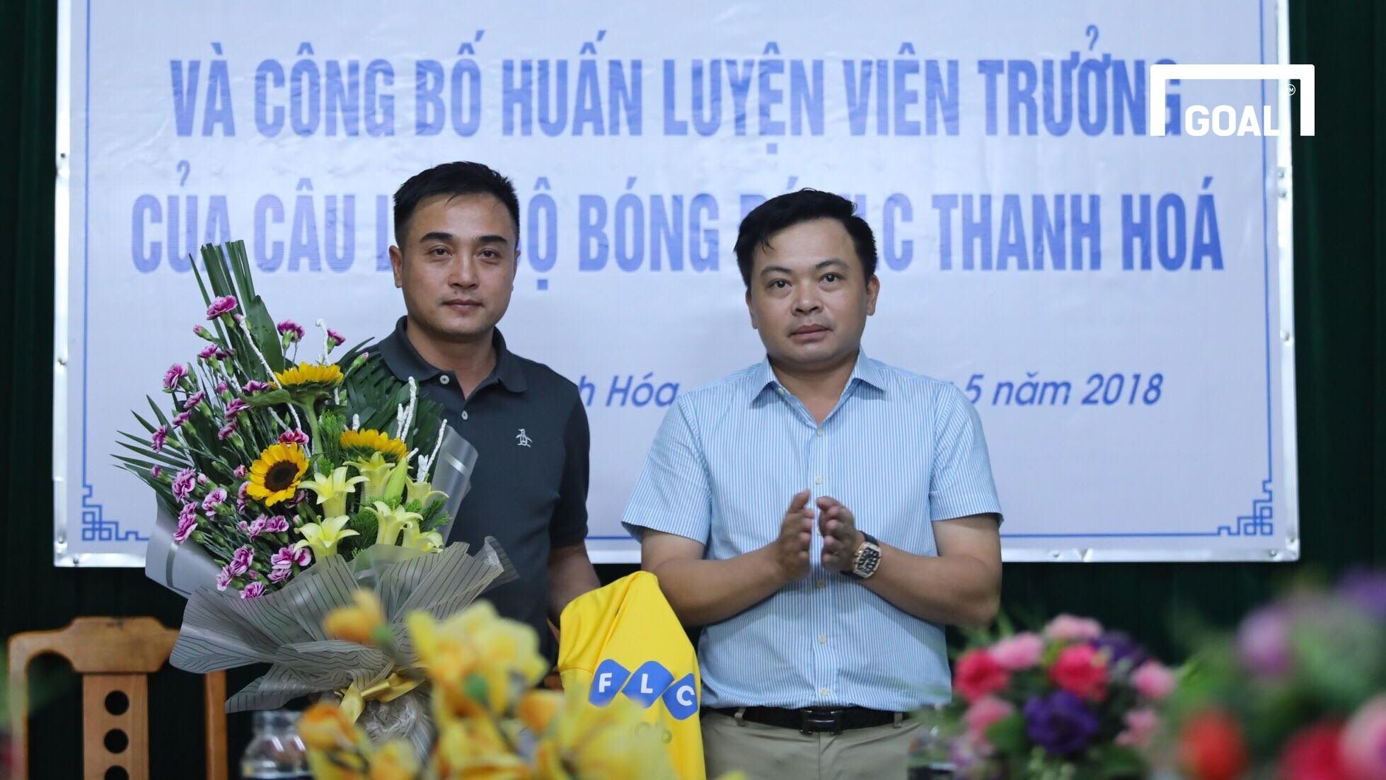 Lễ ra mắt tân HLV trưởng FLC Thanh Hoá Nguyễn Đức Thắng 1/5