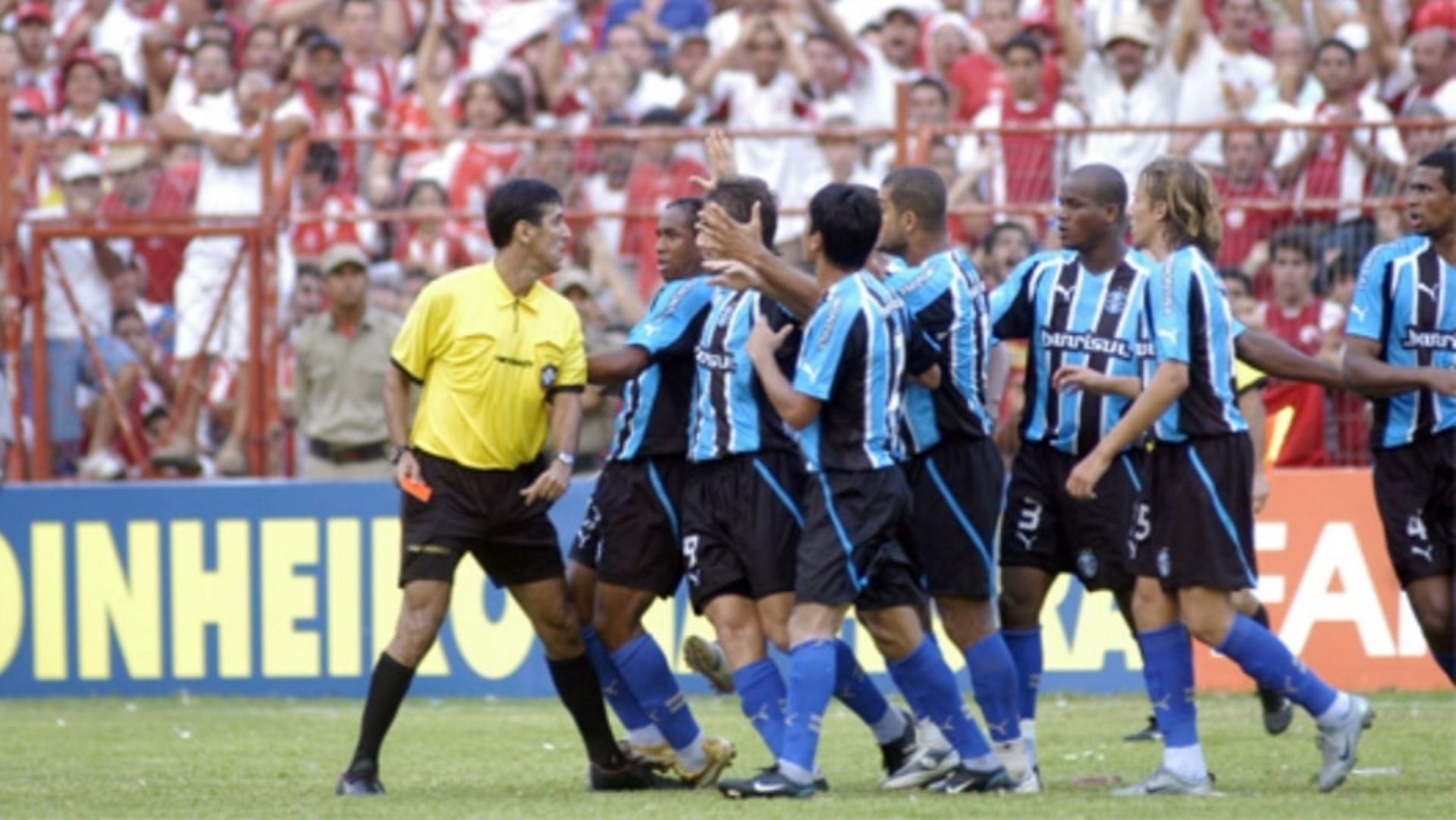 Batalha dos Aflitos - jogadores do Grêmio 
