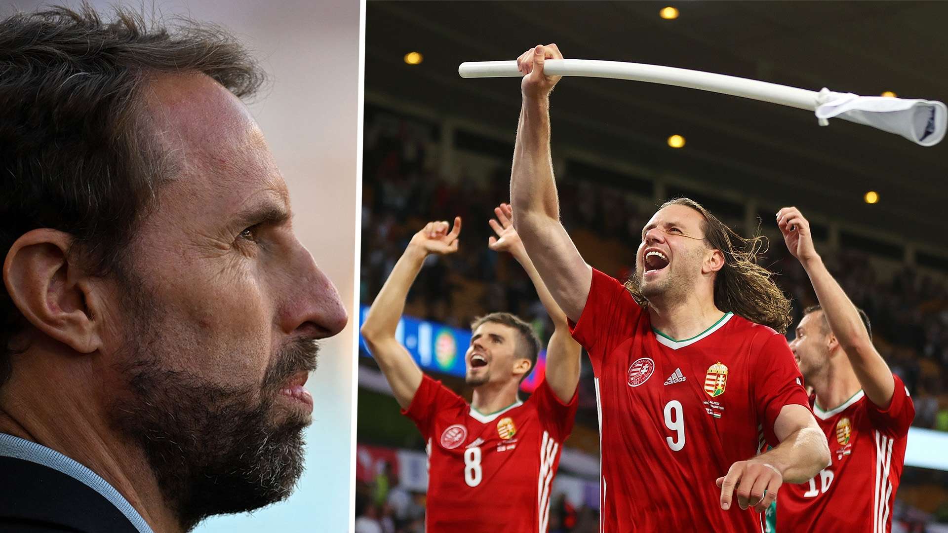 Gareth Southgate Adam Szalai England Hungary 2021-22