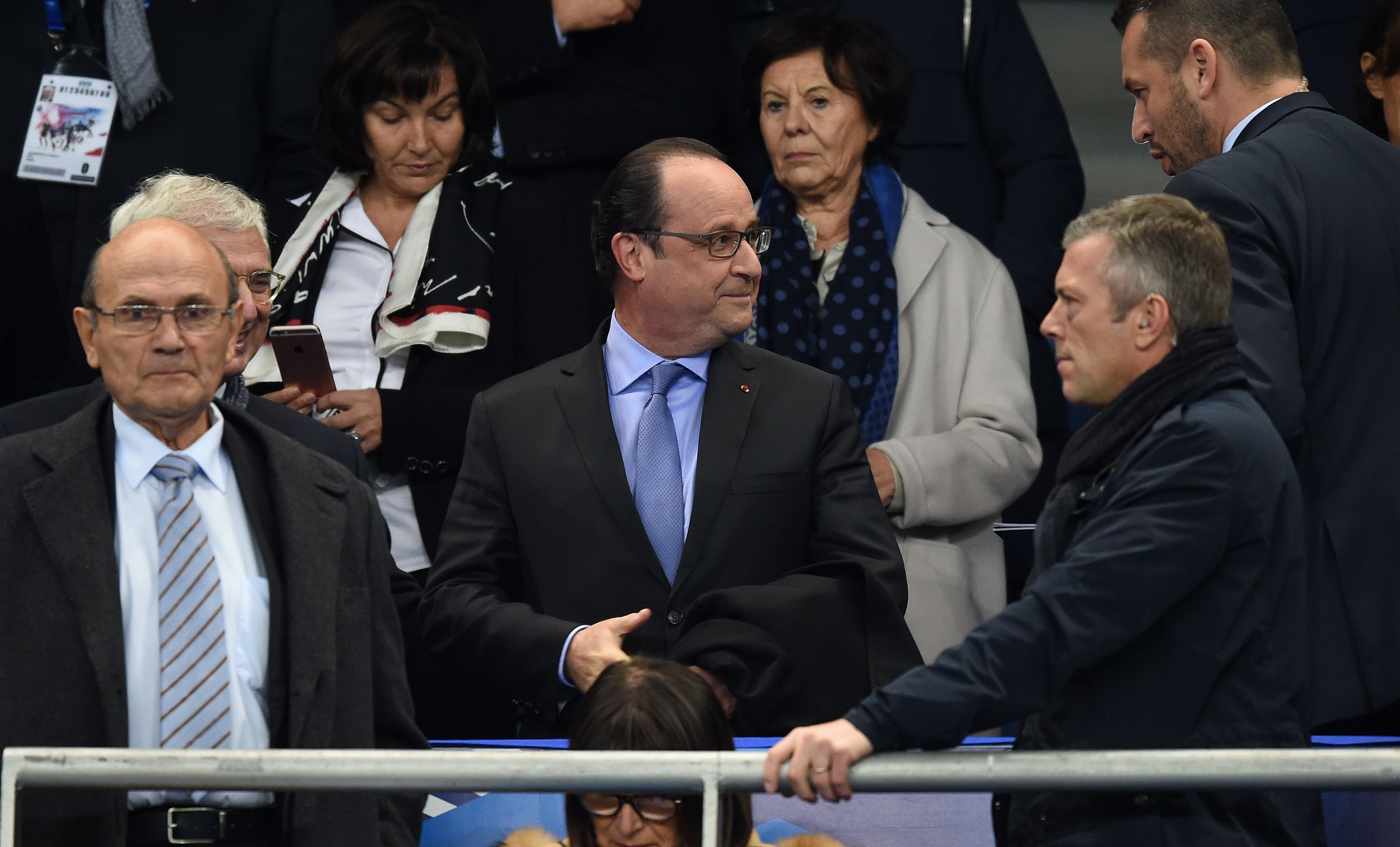 Francois Hollande Paris Stade de France November 13 Terror Attacks