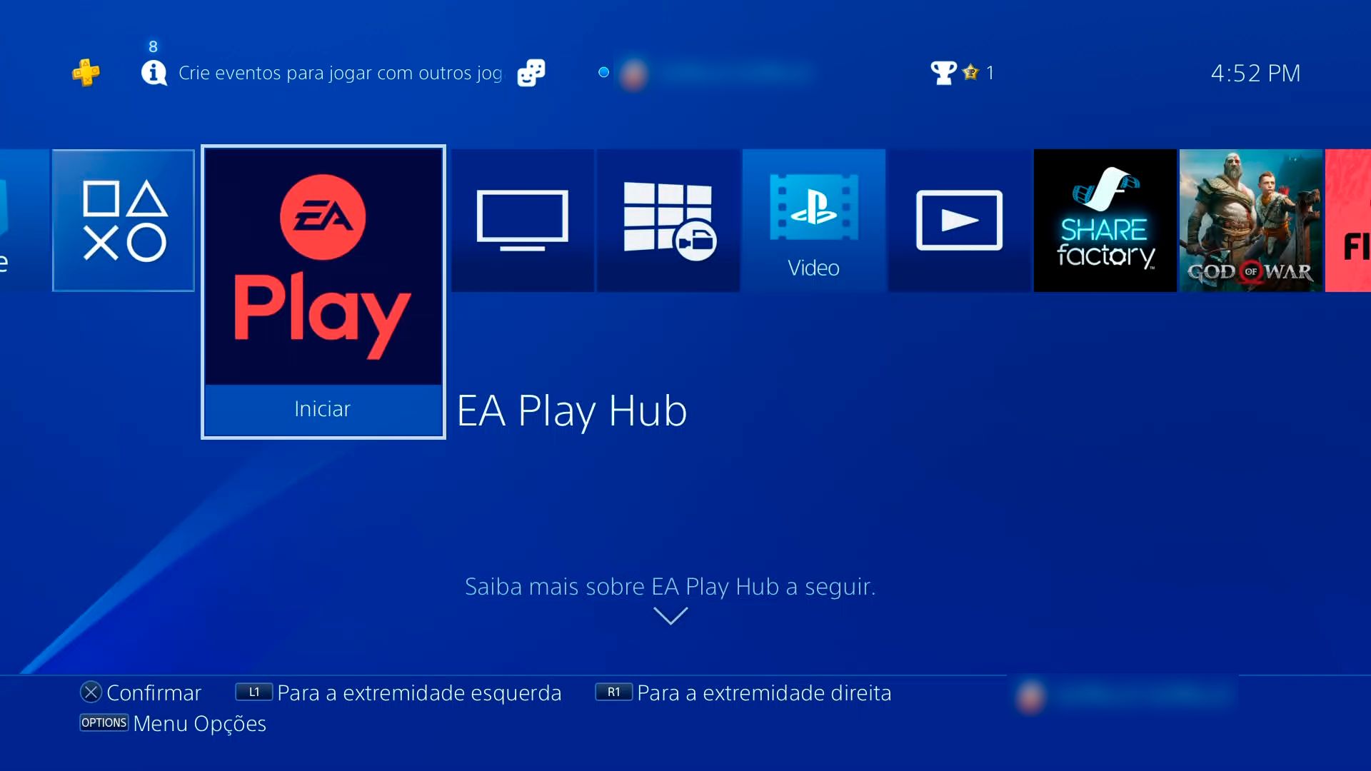 EA Play tutorial portugues passo 1