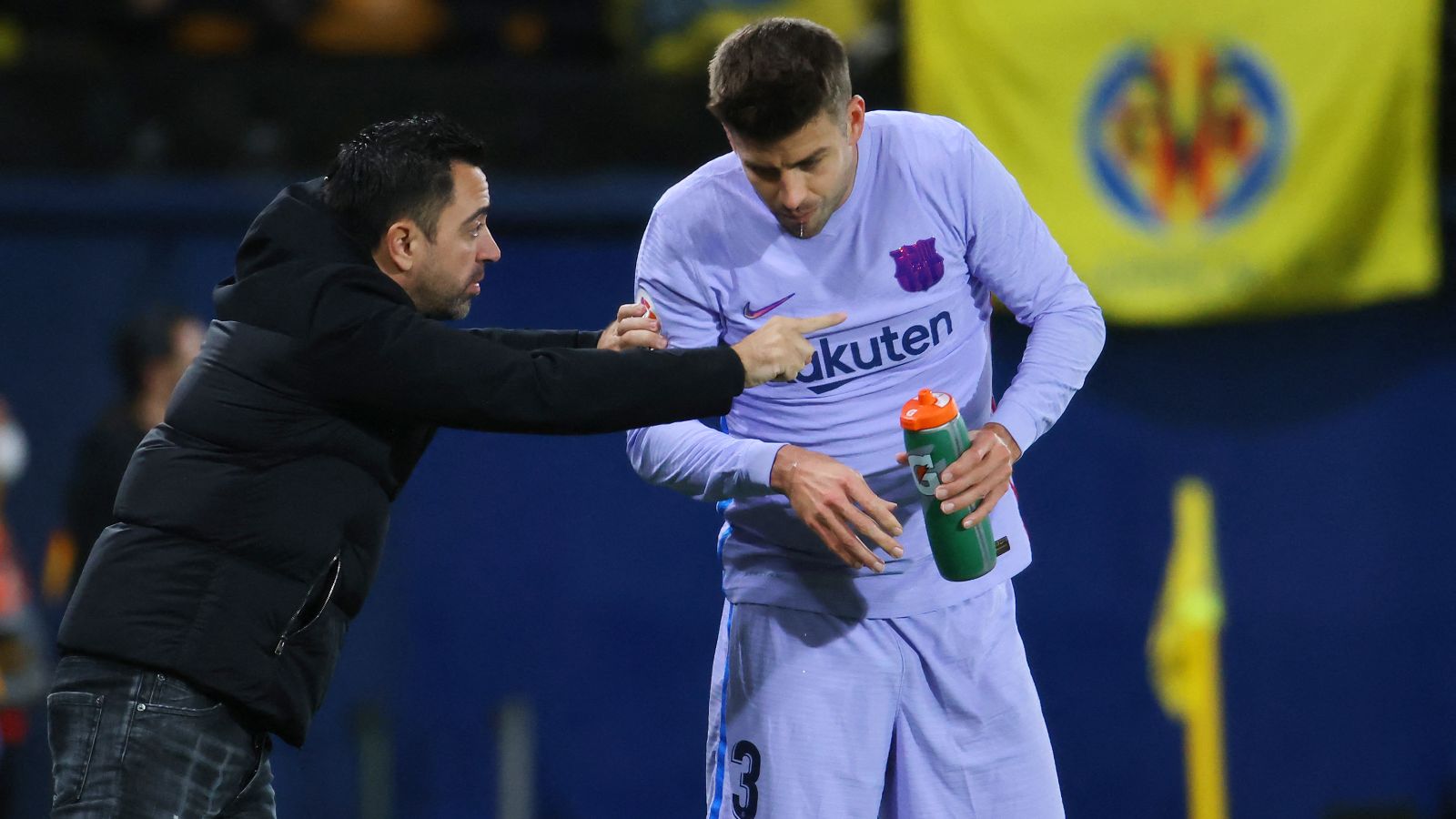 Piqué, Villarreal vs. Barcelona