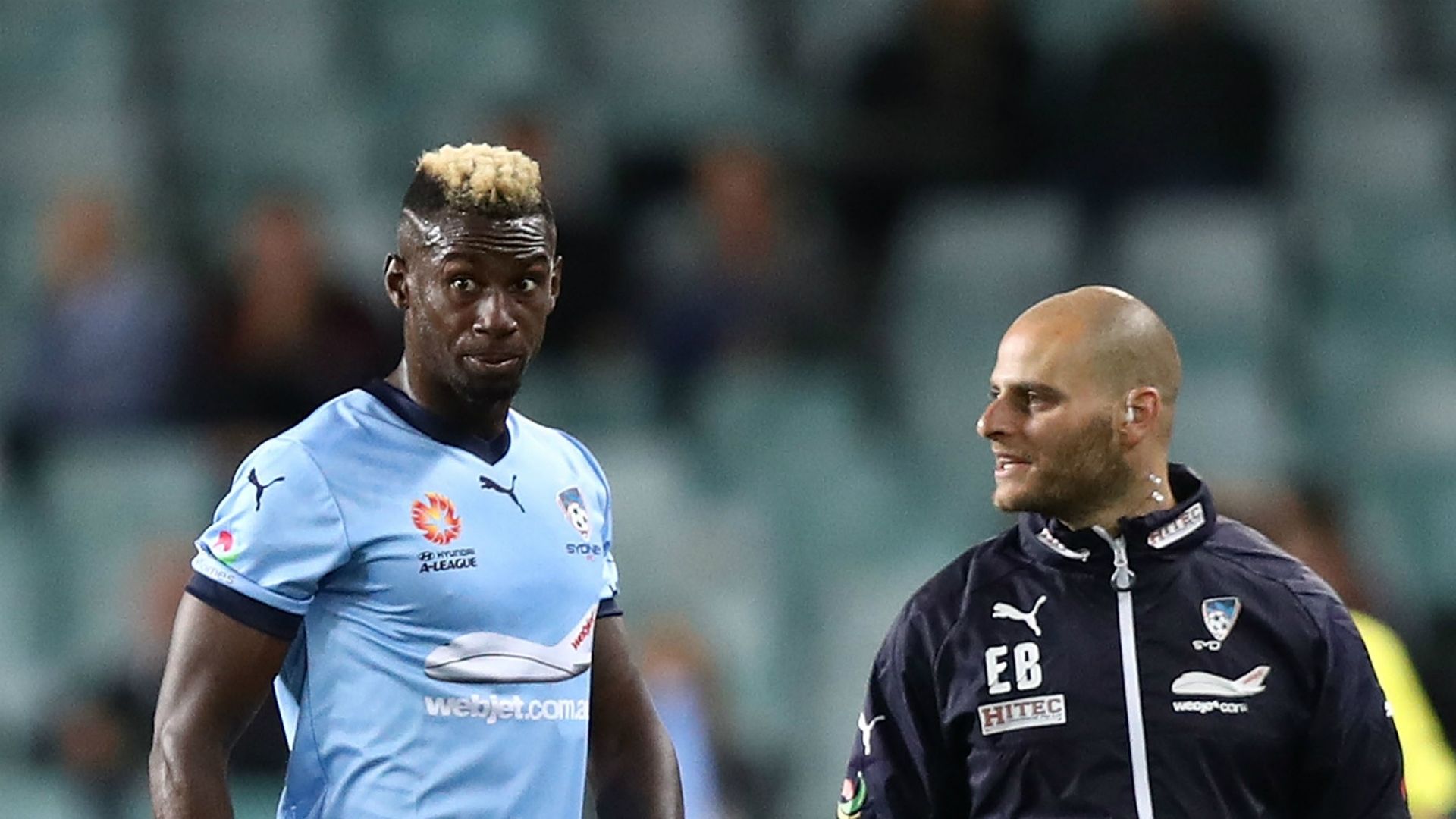 Bernie Ibini Sydney FC v Perth Glory A-League 29042017