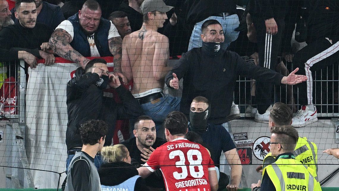Freiburg RB Leipzig fans