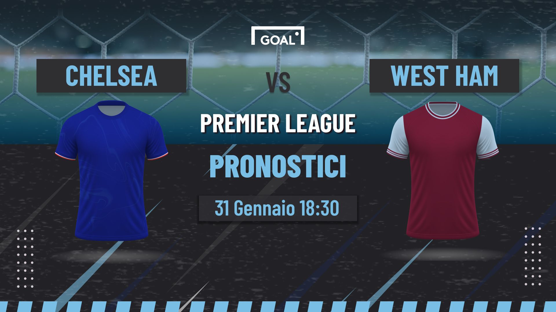 pronostici Chelsea vs West Ham