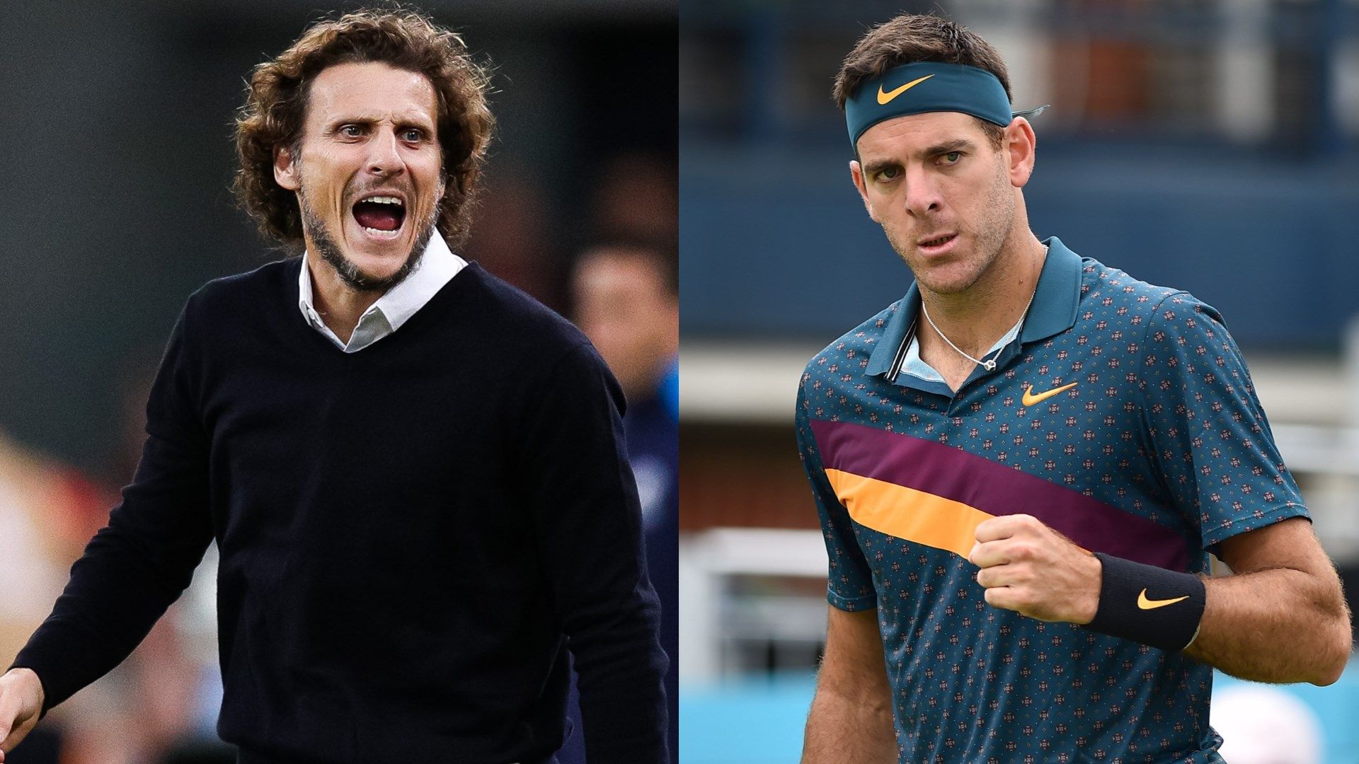 Diego Forlan Juan Martin del Potro
