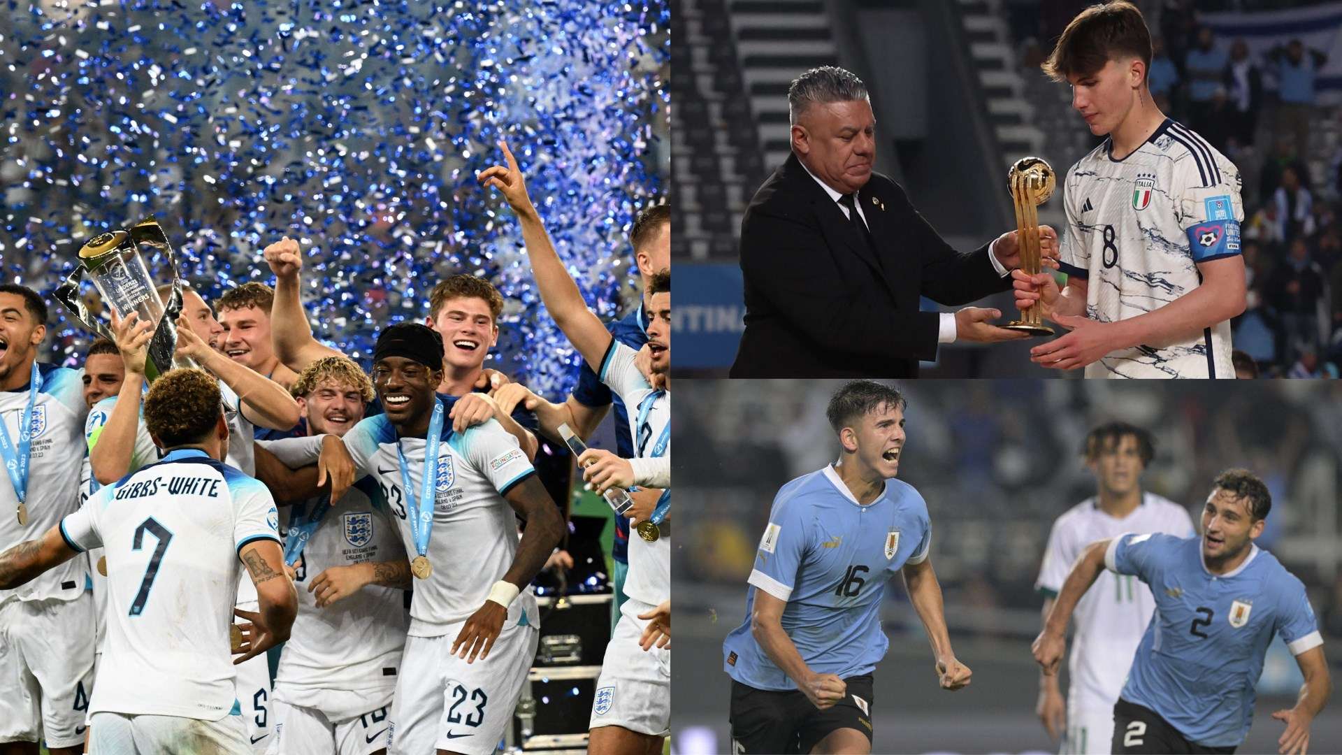 England U21 Cesare Casadei Uruguay U20