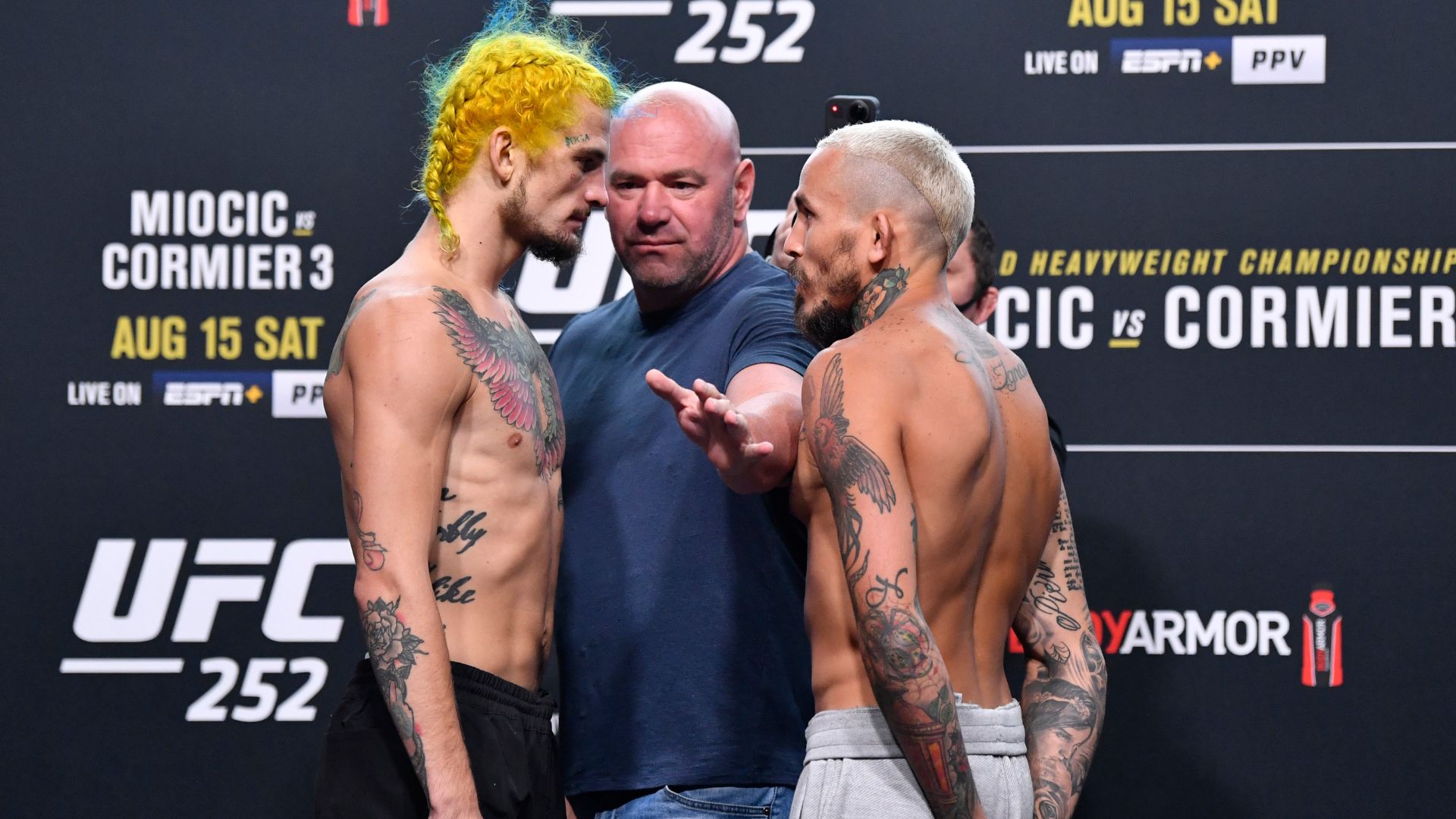 UFC 252 O'Malley vs Vera Weigh in