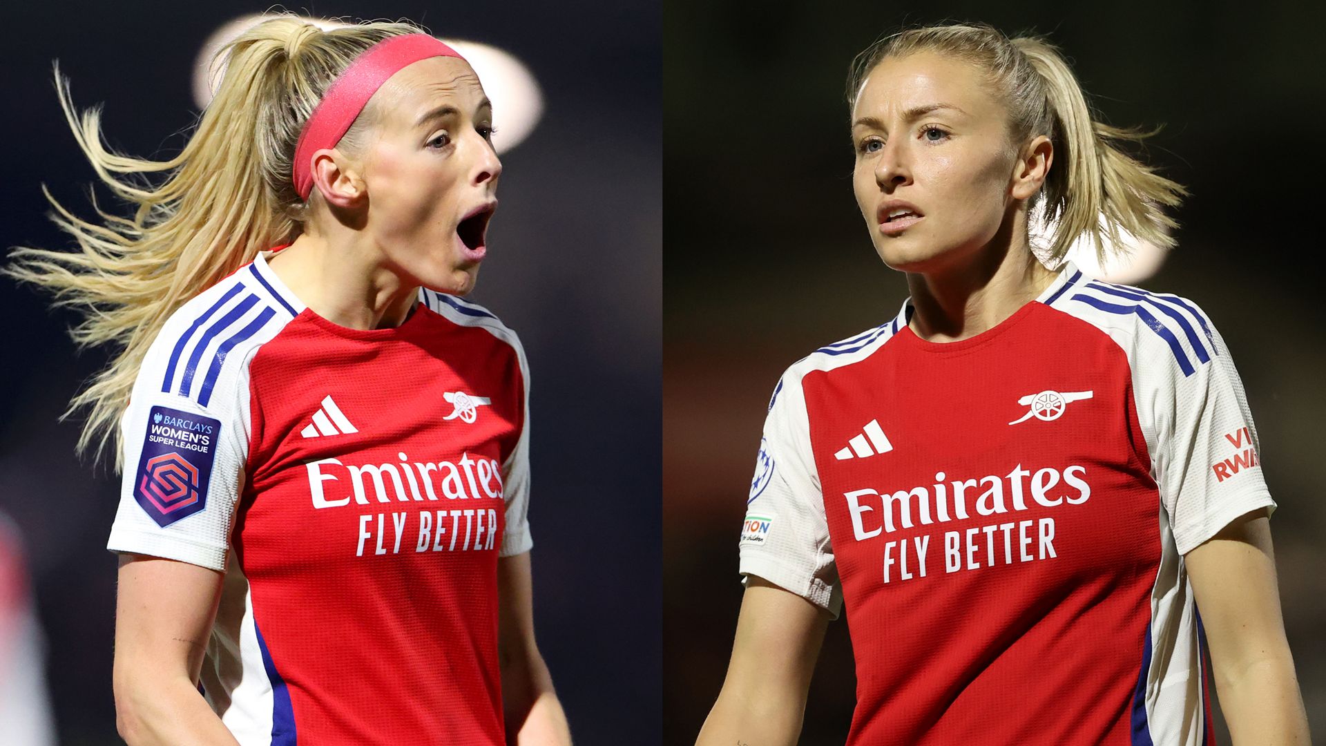Chloe Kelly Leah Williamson Arsenal 2024-25