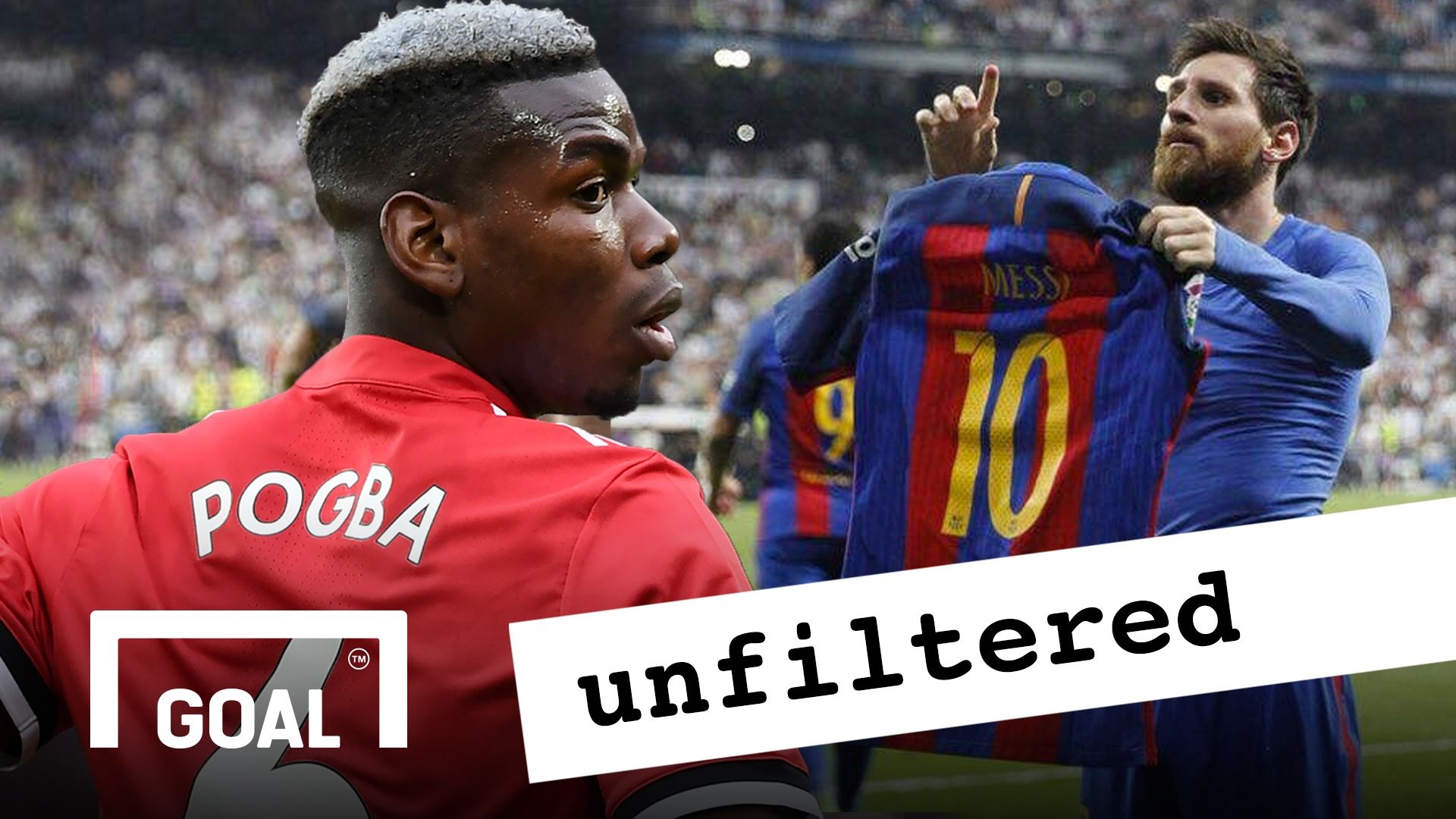 Paul Pogba Lionel Messi GFX