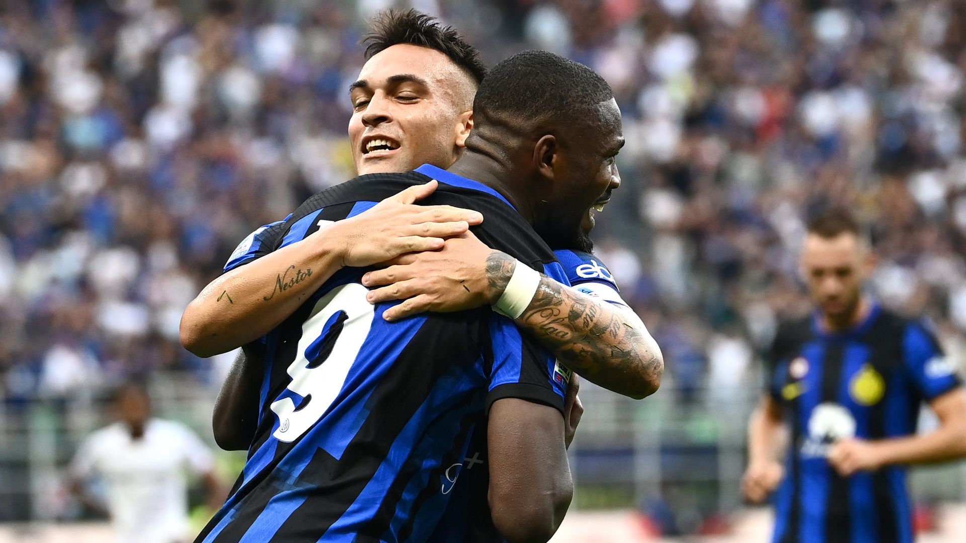 Marcus Thuram Lautaro Martinez Inter