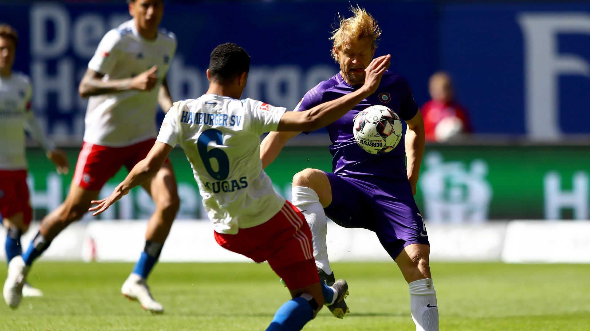 DOUGLAS SANTOS HAMBURG JAN HOCHSCHEIDT ERZGEBIRGE AUE GERMAN 2. BUNDESLIGA 20042019