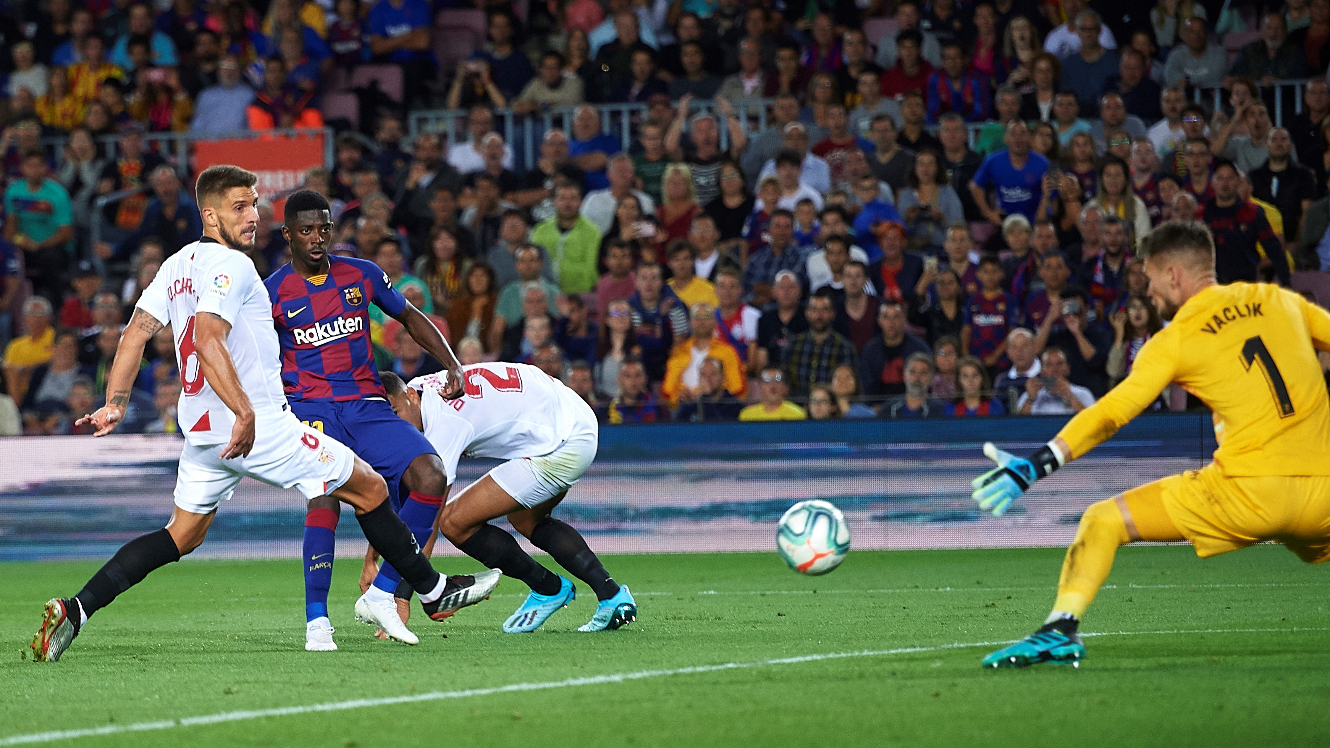 Ousmane Dembele Barcelona Sevilla LaLiga 06102019