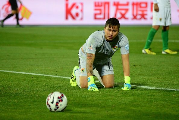 Rómel Quiñónez, guardameta de Bolívar