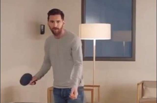 Leo Messi ping pong