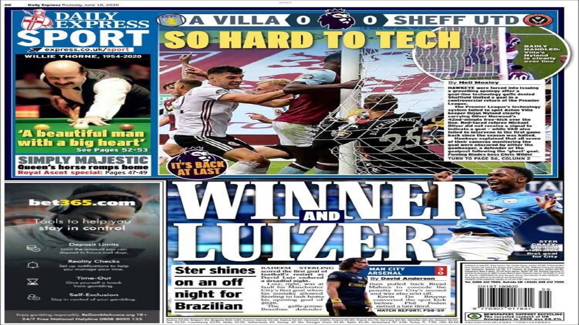 newspapers 18 June embed only Express