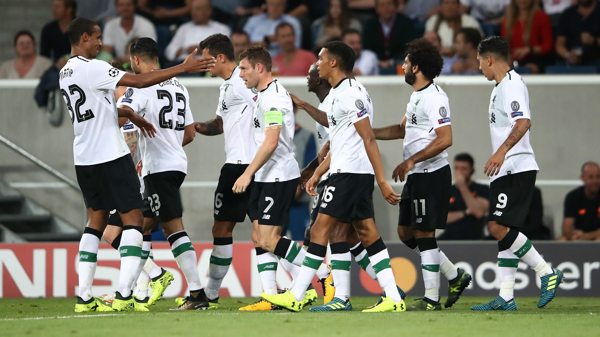 HD Liverpool celebrate v Hoffenheim