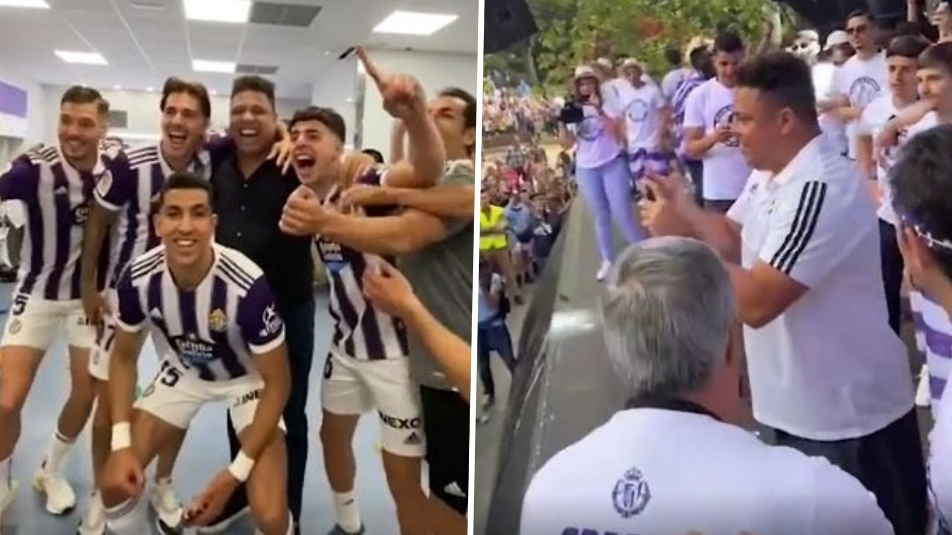 Ronaldo Valladolid Feier two split