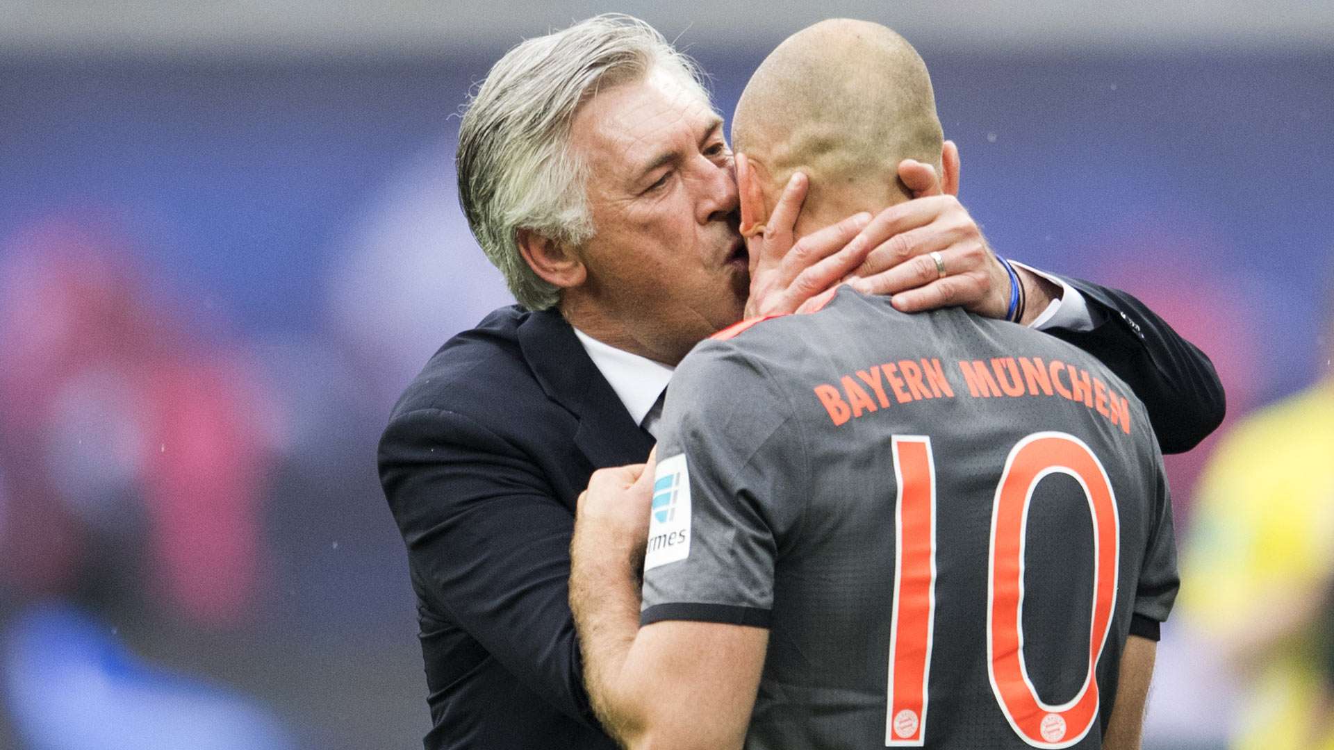 Arjen Robben Carlo Ancelotti RB Leipzig FC Bayern