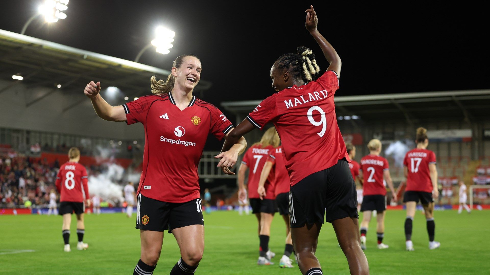 Man Utd women's player ratings vs Brann: European history! Hat-trick hero Elisabeth Terland fires Ella Toone & Co into Women's Champions League proper for first time ever | Goal.com English Saudi Arabia