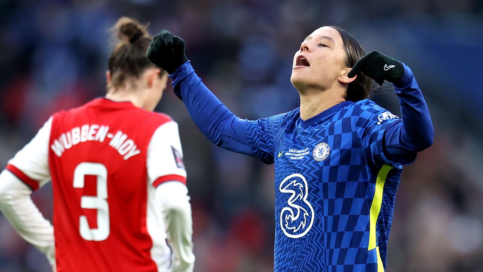 Sam Kerr Chelsea FA Women's Cup final 2021