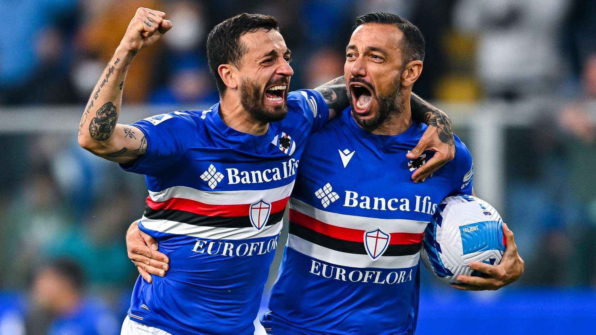 Francesco Caputo Fabio Quagliarella Sampdoria