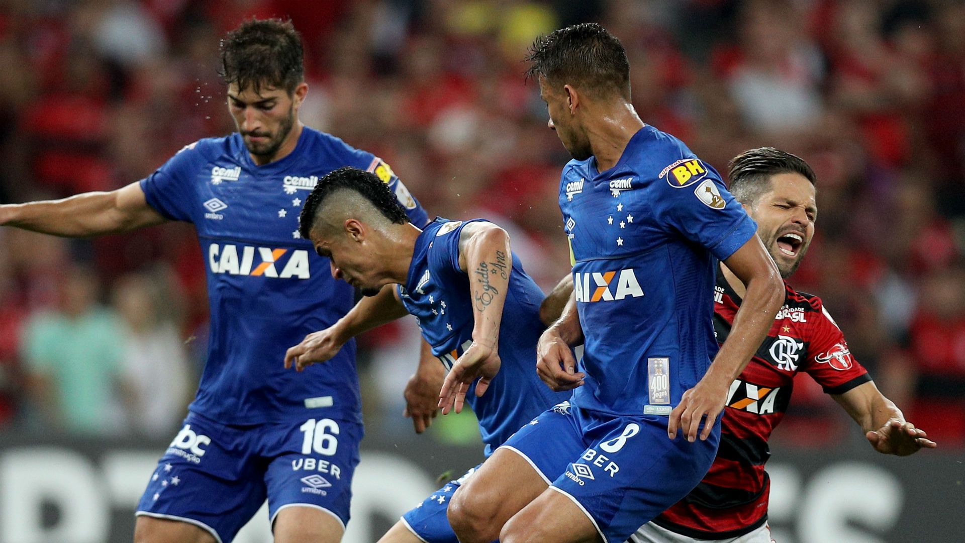 Diego Cruzeiro Flamengo Libertadores 09 08 2018