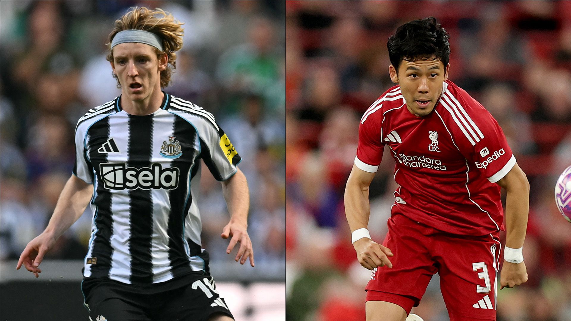 Anthony Gordon Newcastle Wataru Endo Liverpool