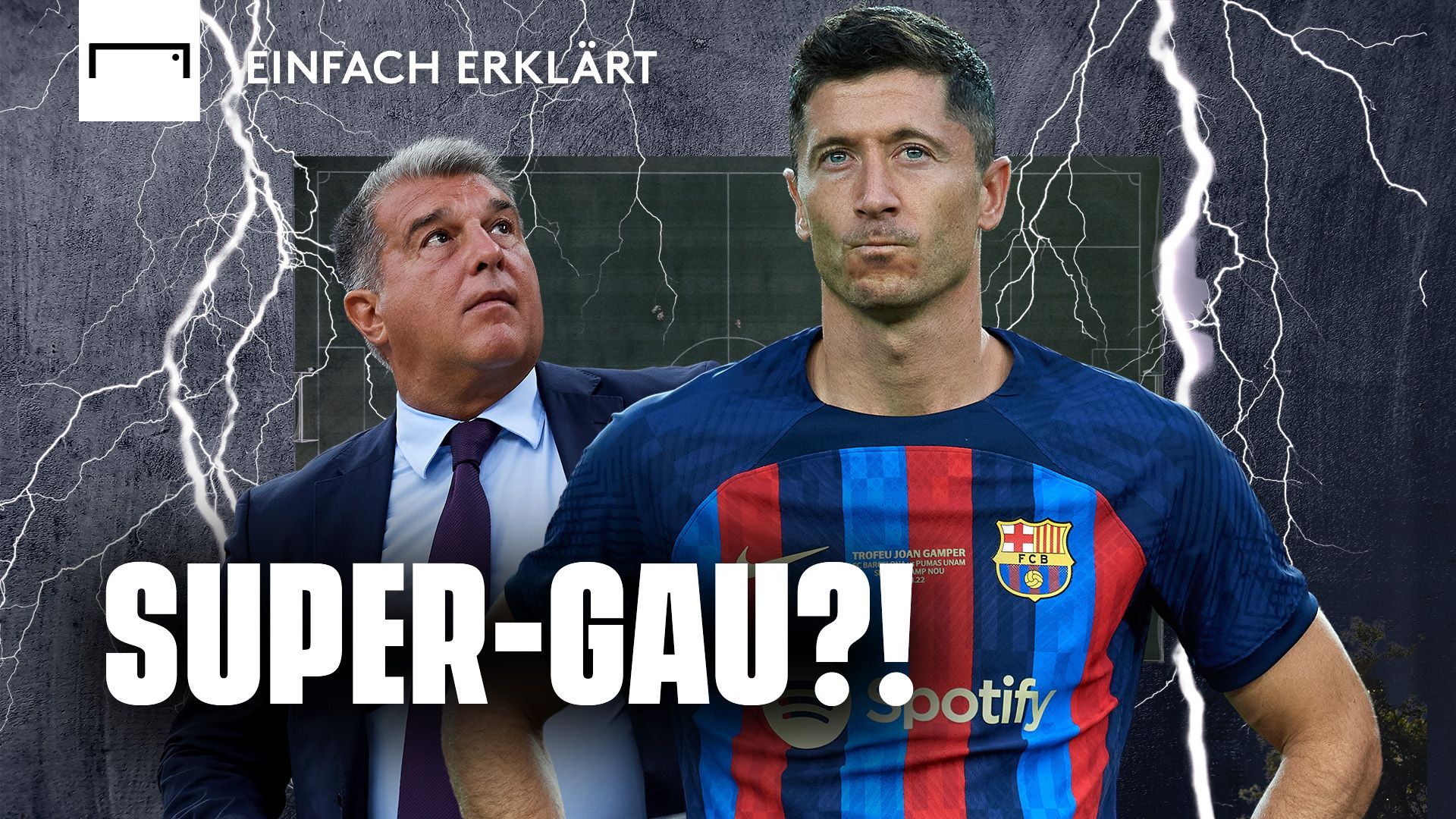 GFX Joan Laporta Robert Lewandowski