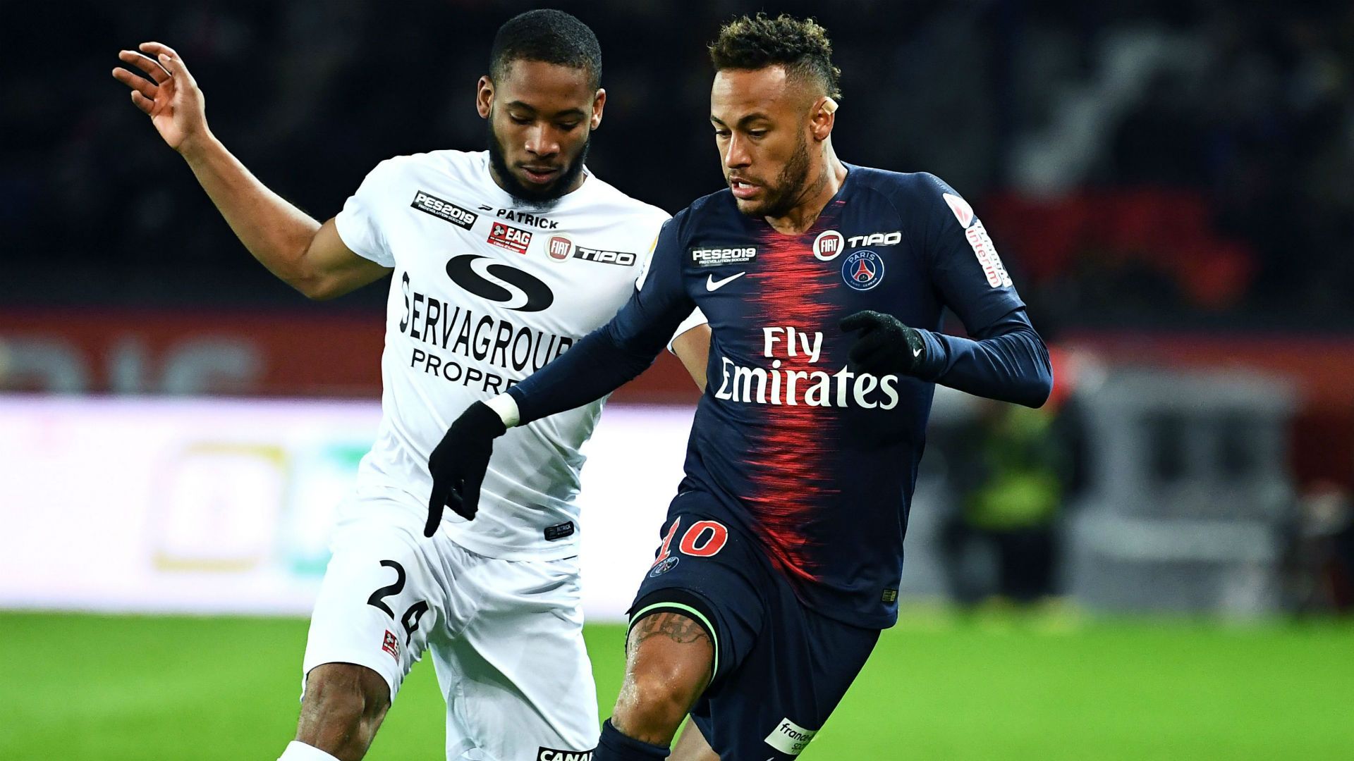 Neymar PSG Guingamp Ligue 1 09012018