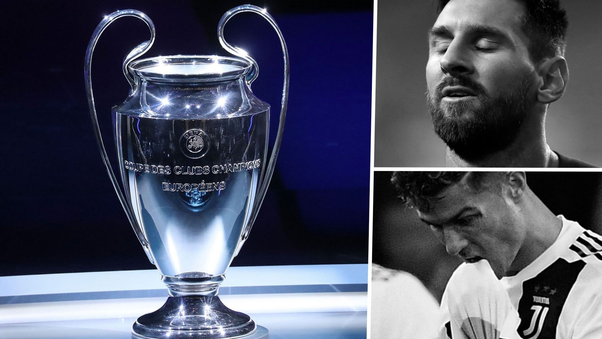 GFX Messi Cristiano Ronaldo eliminados Champions League