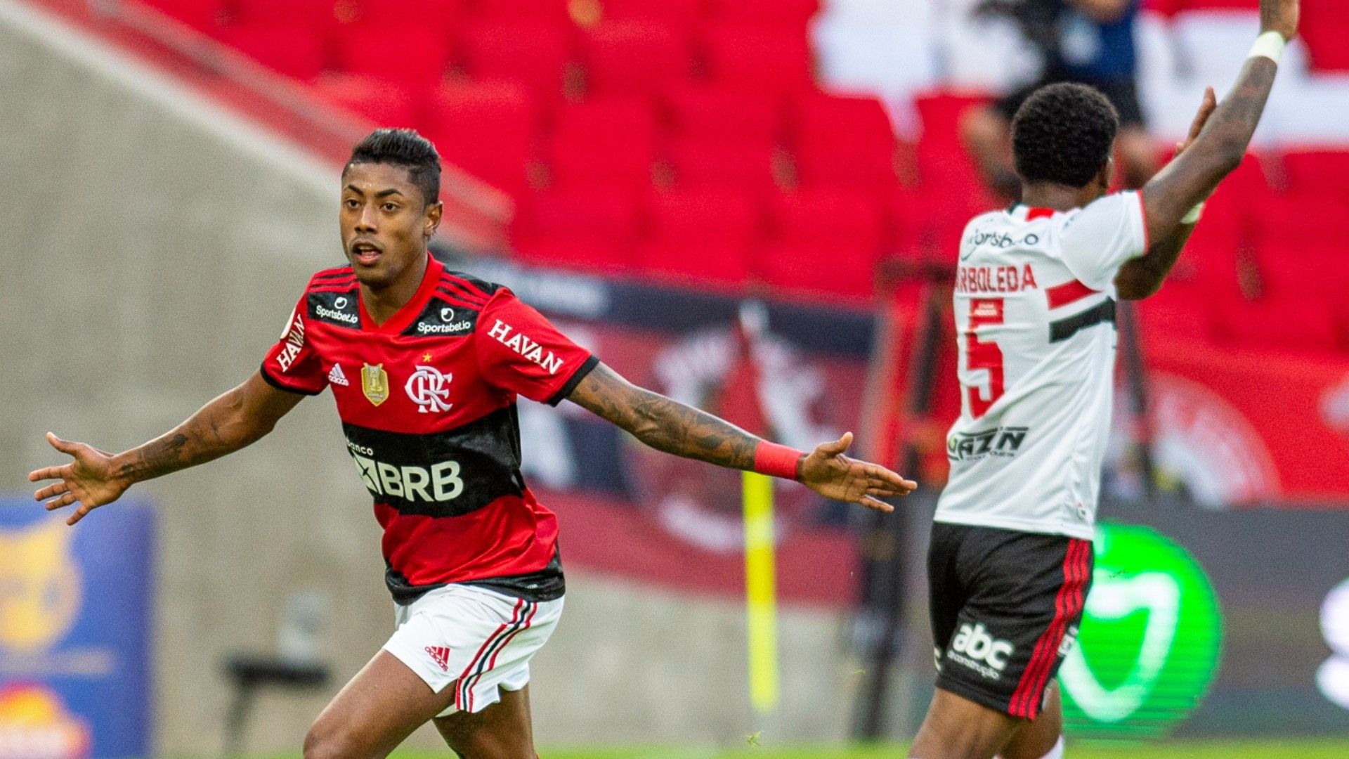 Bruno Henrique Flamengo São Paulo Brasileirão 25 07 2021