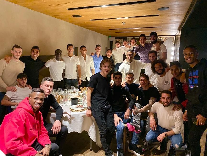 Cena de Navidad del Real Madrid